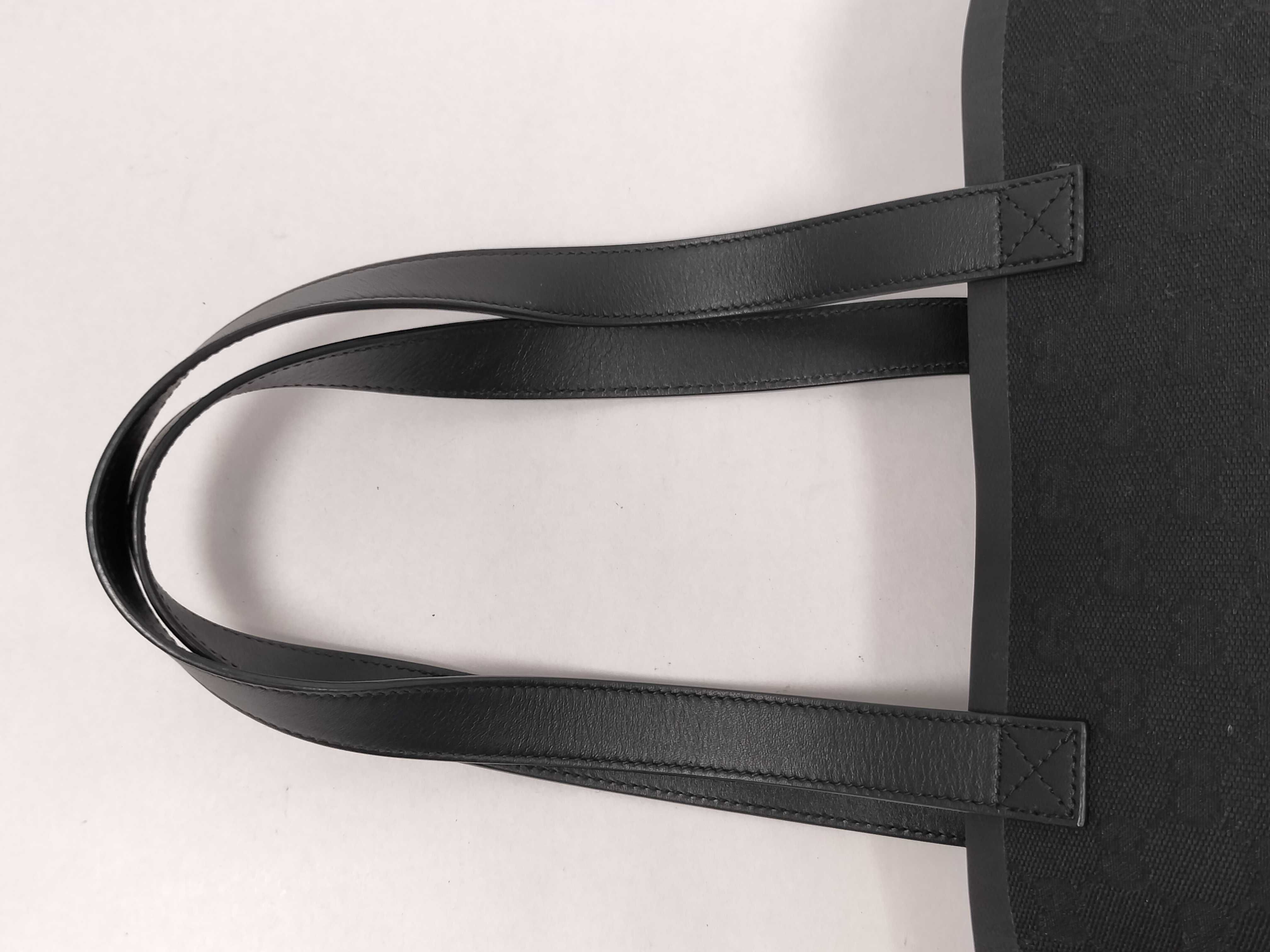 GG Canvas Gucci GG Canvas Tortissima Canvas x Leather Tote Bag Black 788211 Tote Bag — view 3