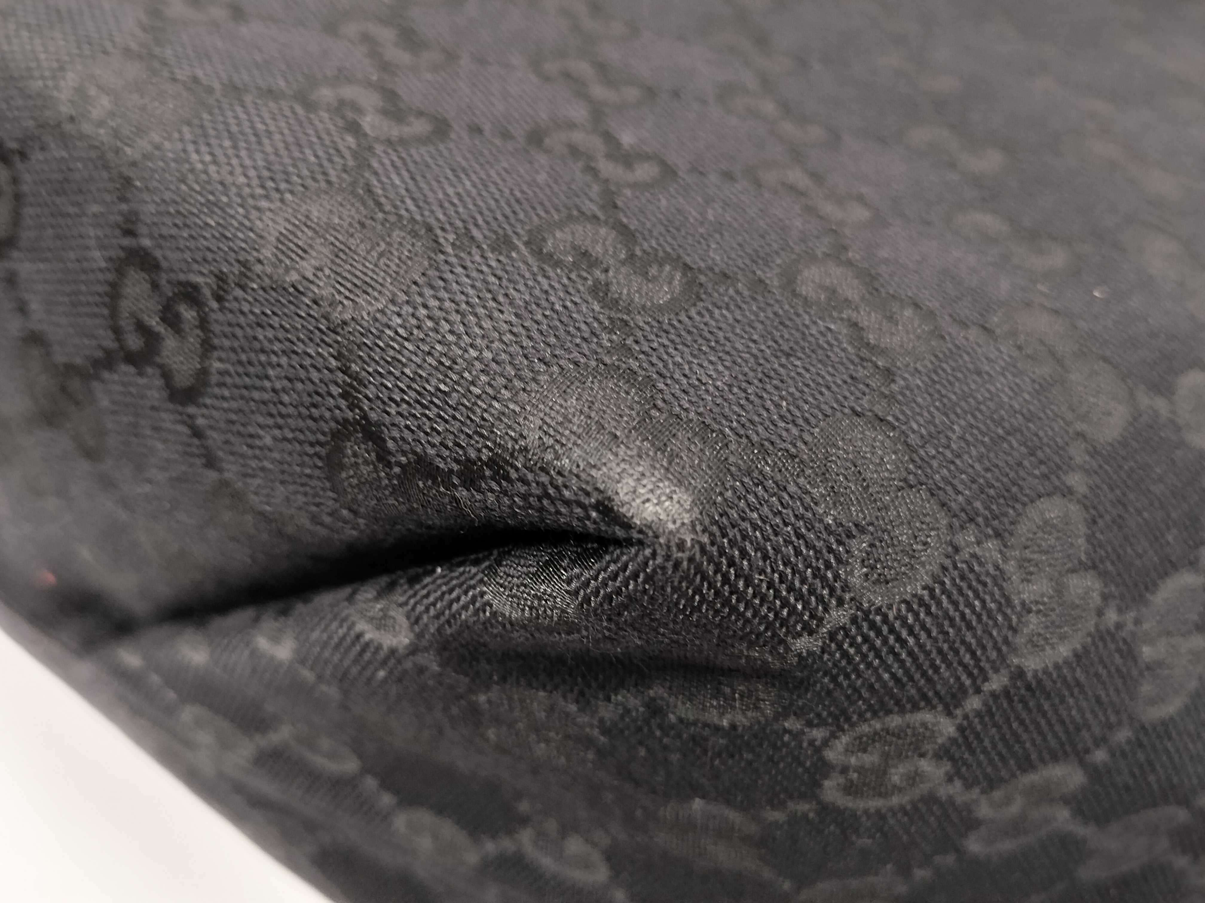 GG Canvas Gucci GG Canvas Tortissima Canvas x Leather Tote Bag Black 788211 Tote Bag — view 6