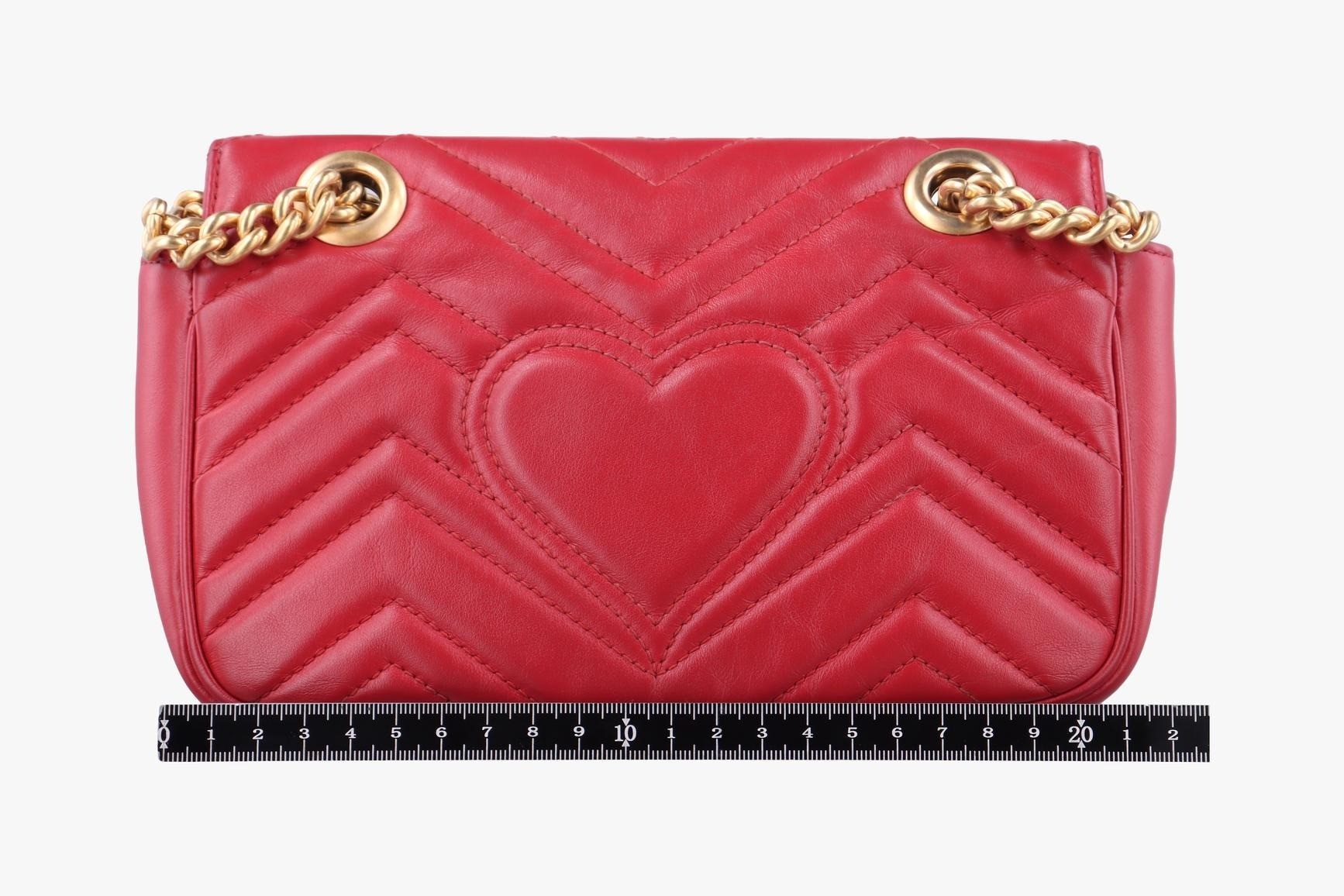 GG Marmont Leather Red — view 2