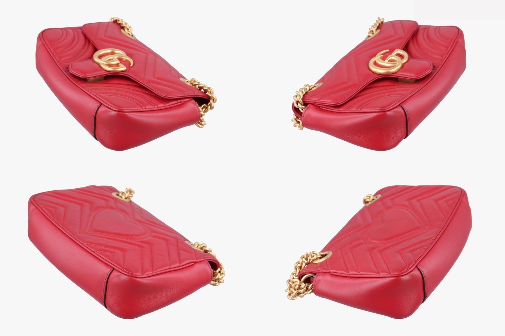 GG Marmont Leather Red — view 4