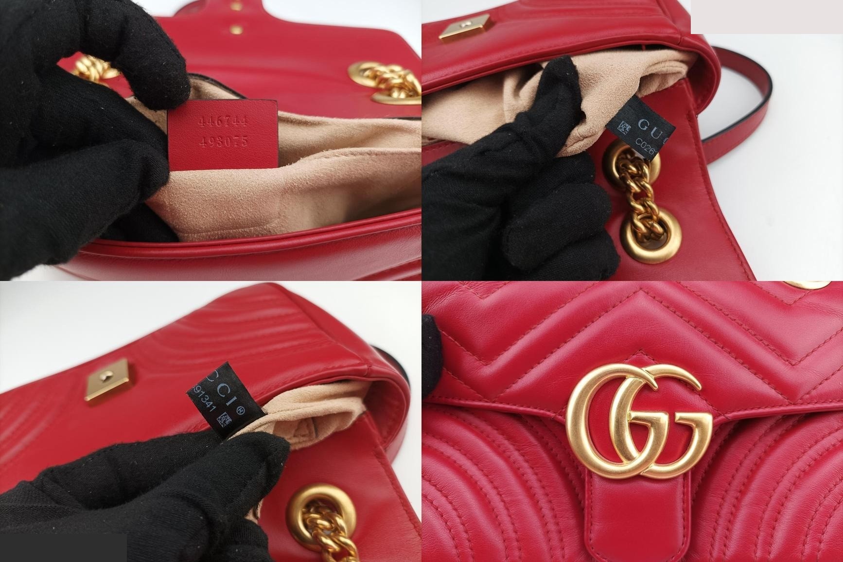 GG Marmont Leather Red — view 8