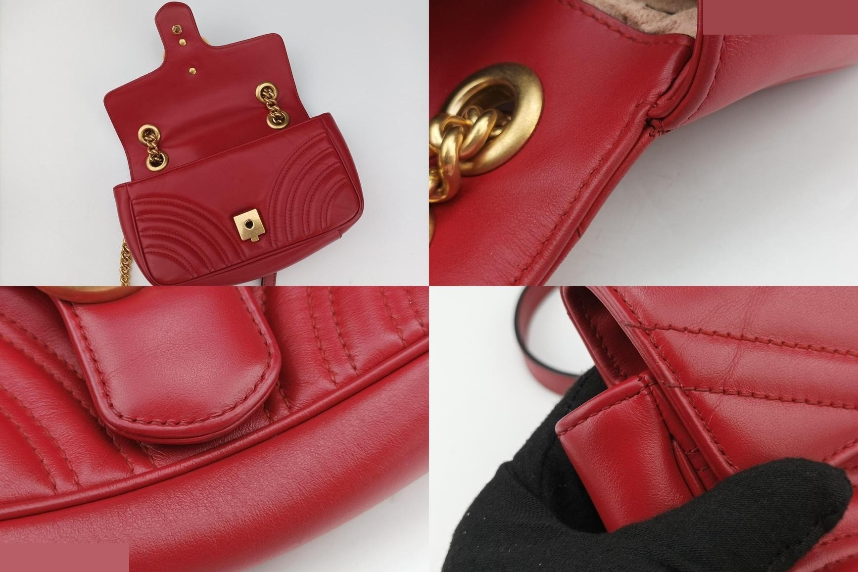 GG Marmont Leather Red — view 9