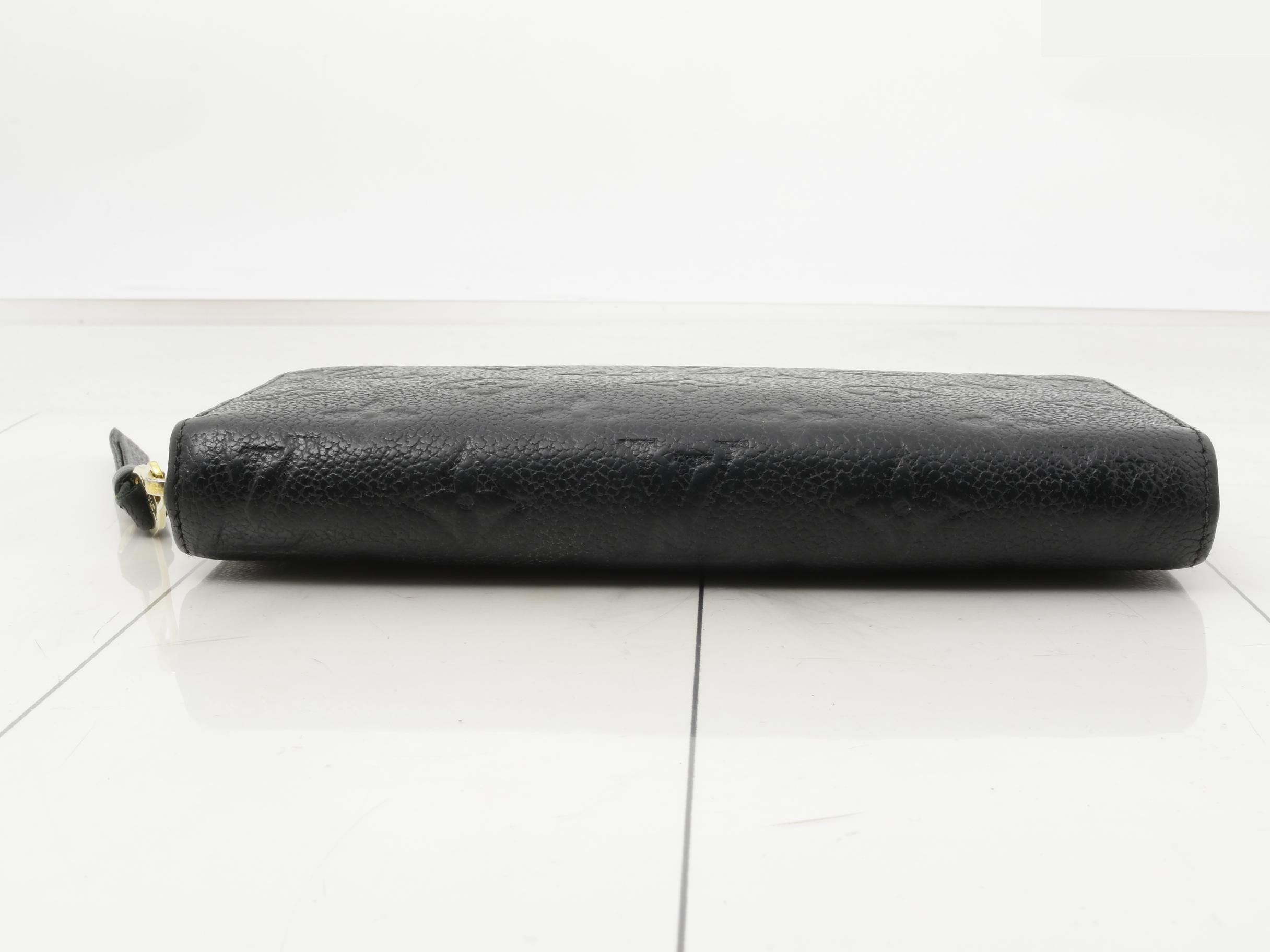 Zippy Wallet Noir Empreinte — view 3