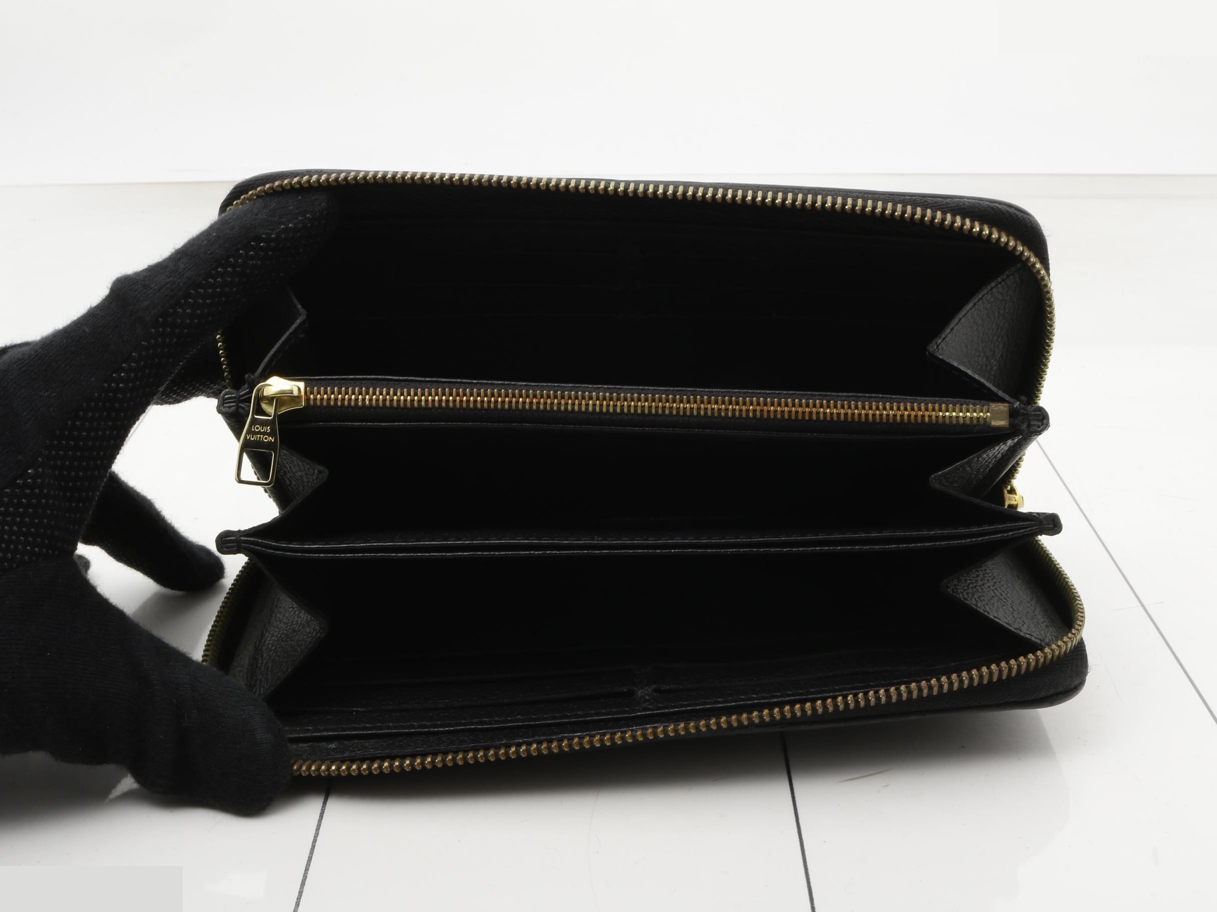 Zippy Wallet Noir Empreinte — view 4