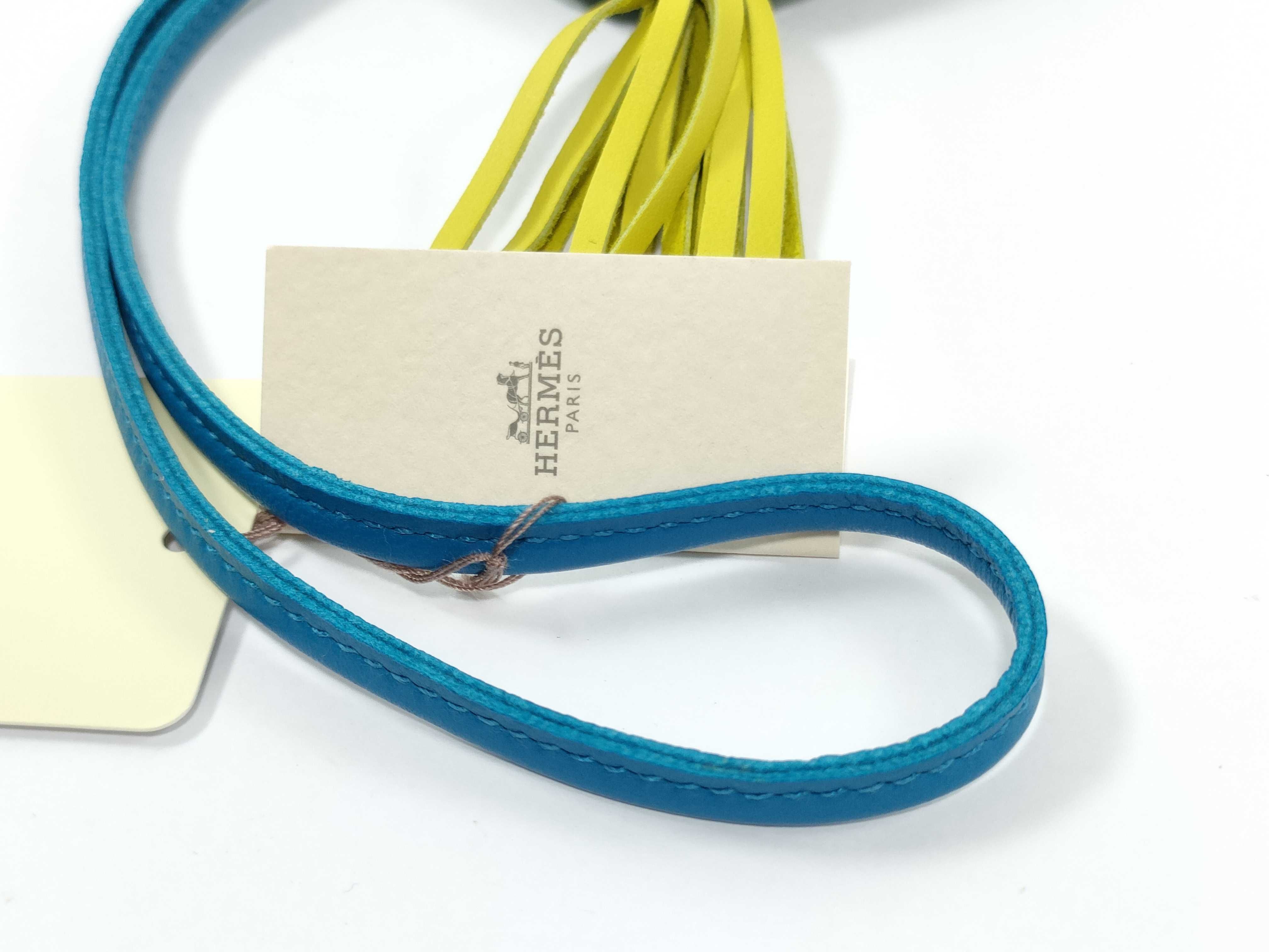 Rodeo MM Malachite Blue Zanzibar Lime A stamp Hermes Unused Charm — view 6