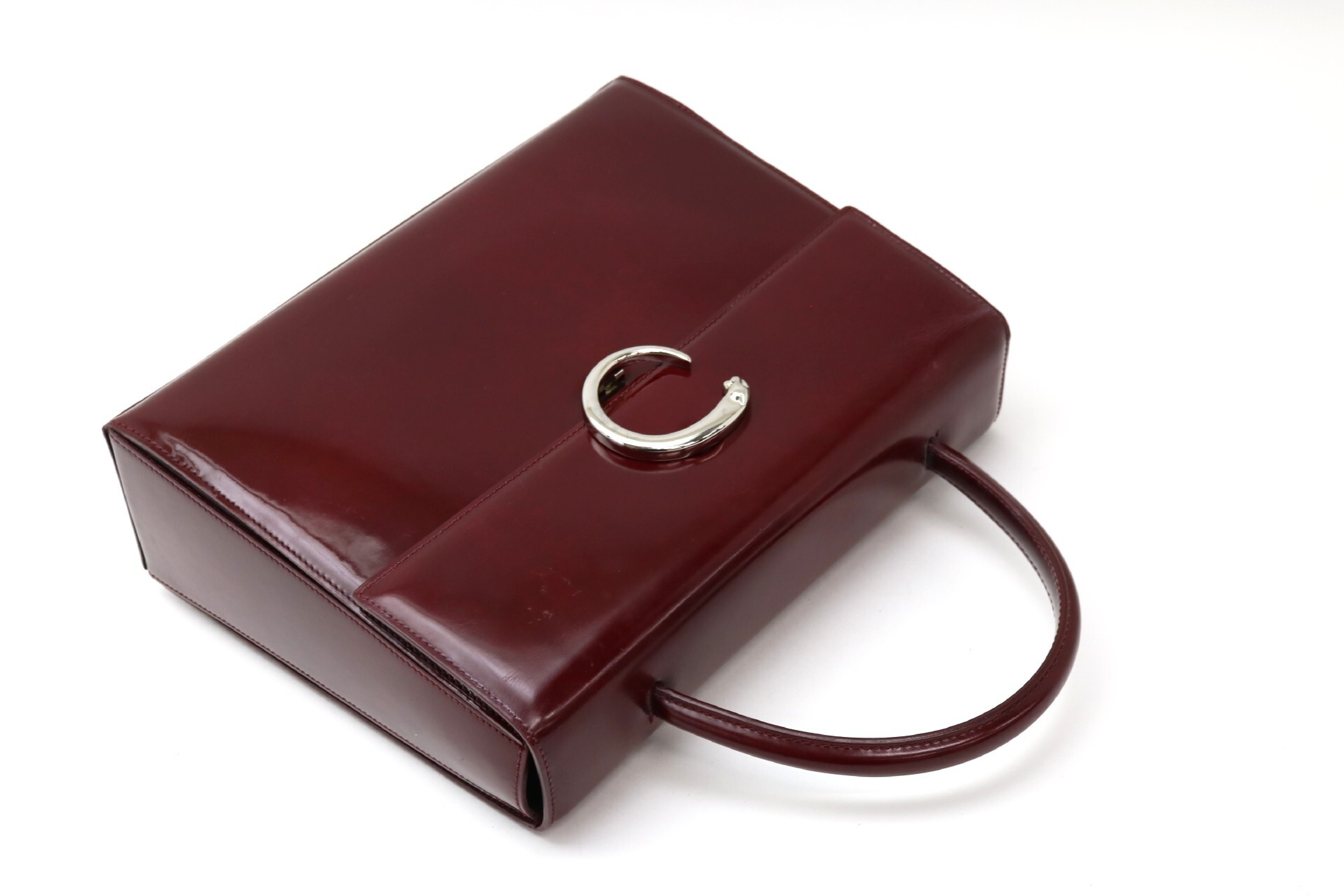 Panthère Patent Leather Handbag — view 8
