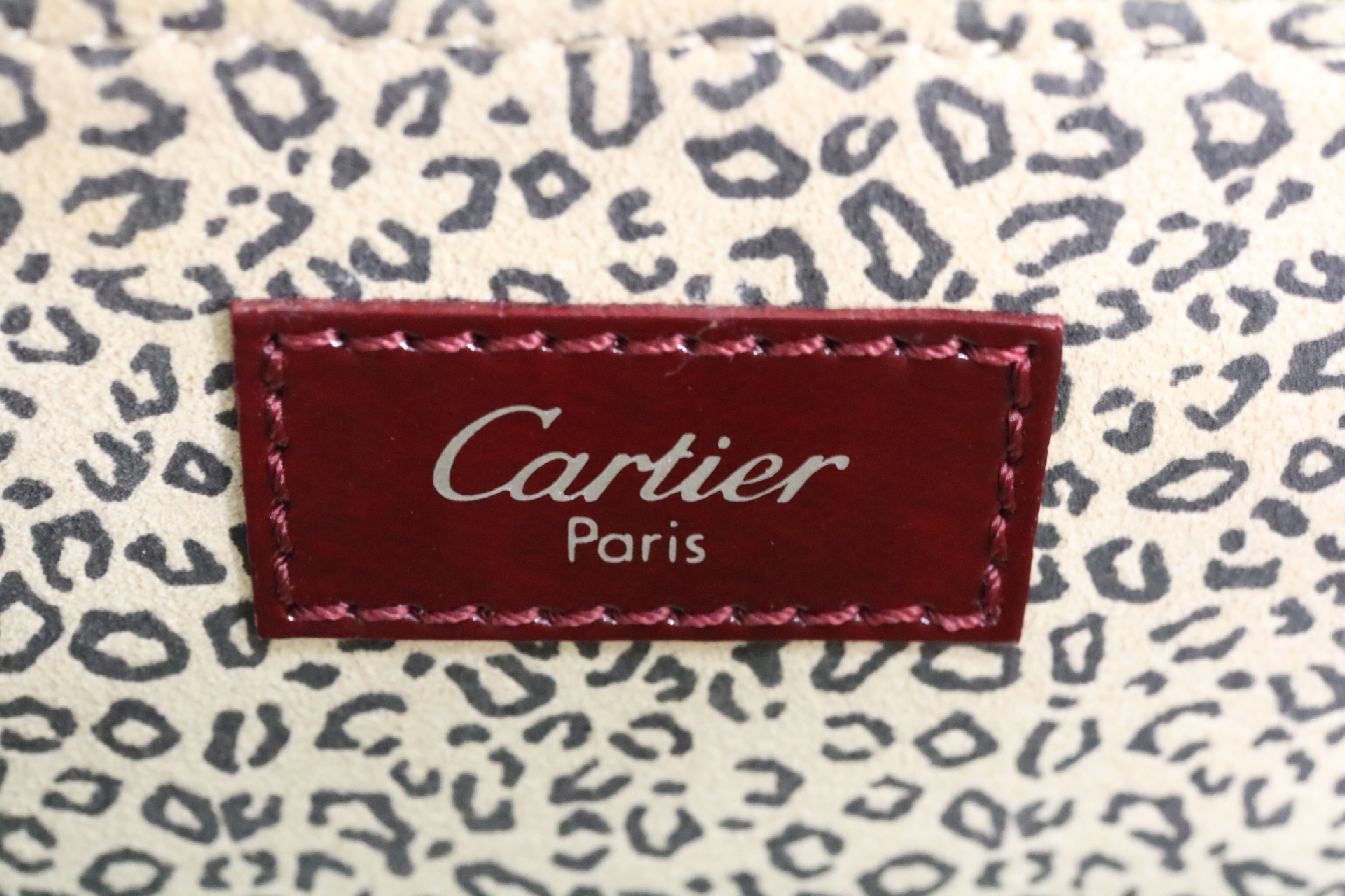 Panthère Patent Leather Handbag — view 10