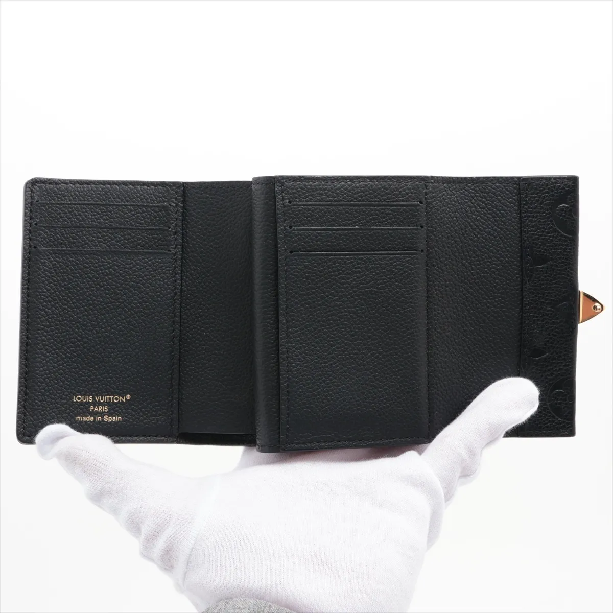 Monogram Empreinte Portefeuille Metis Compact M80880 Noir Compact Wallet RFID Reactive — view 4