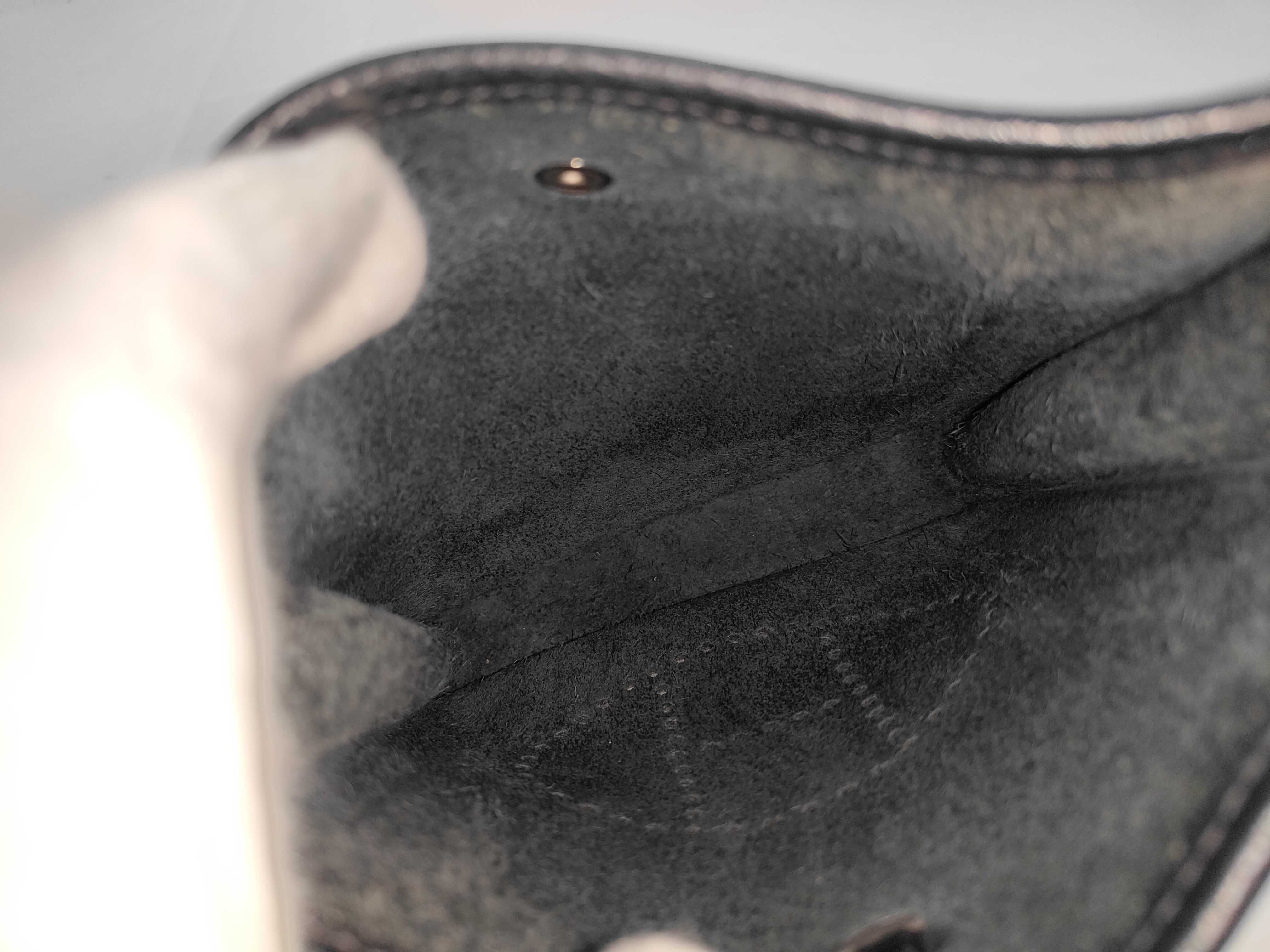 Evelyne TPM Taurillon Leather Shoulder Bag (Black, Y Stamp) — view 8