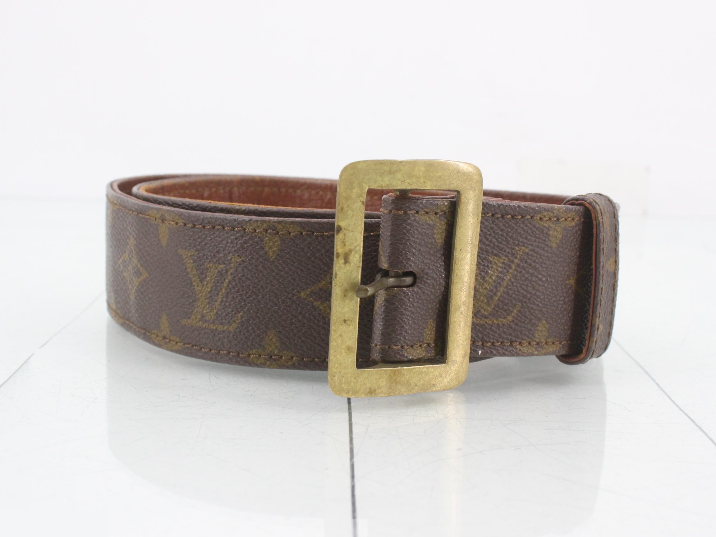 Monogram belt
