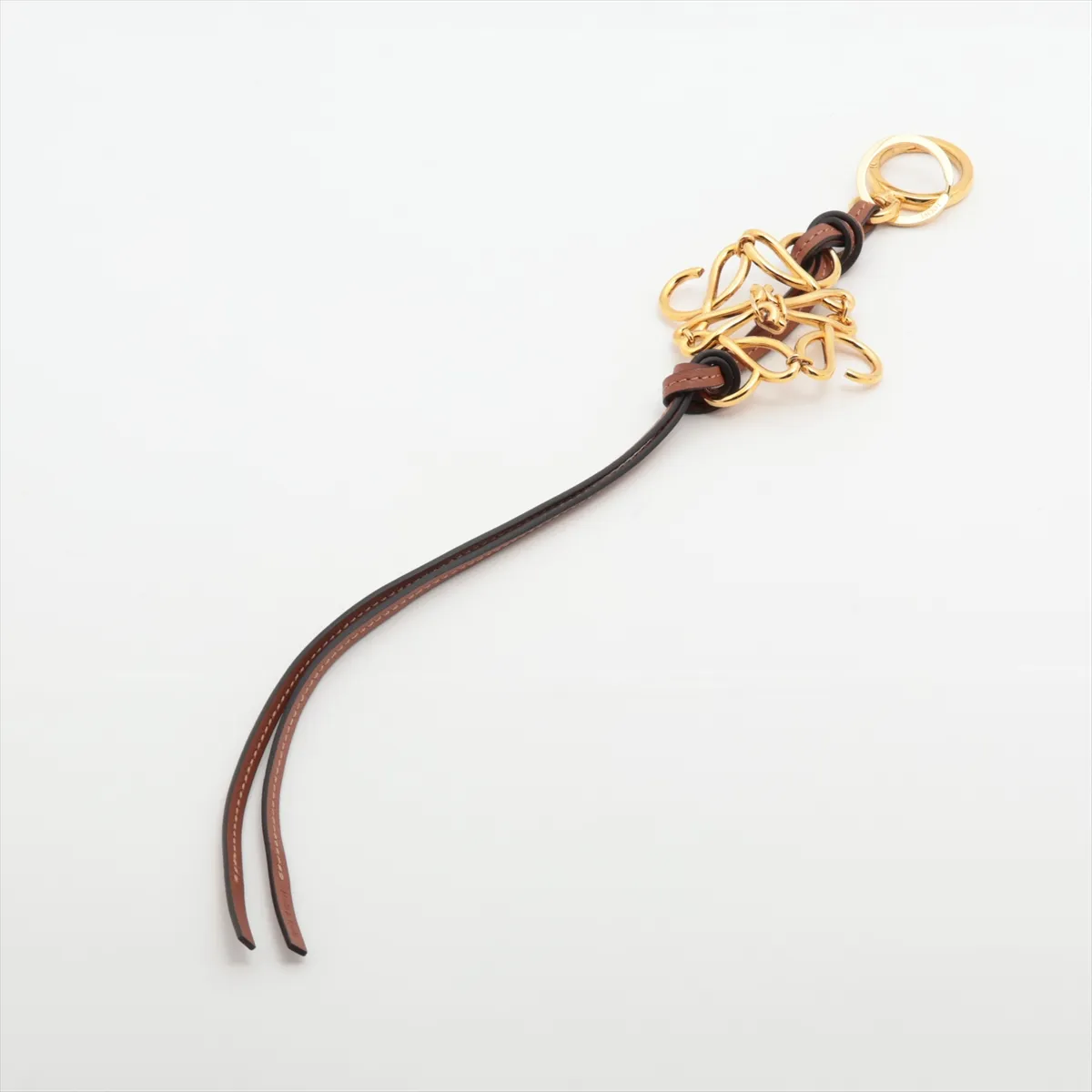 Anagram Charm Leather x GP Brown x Gold
