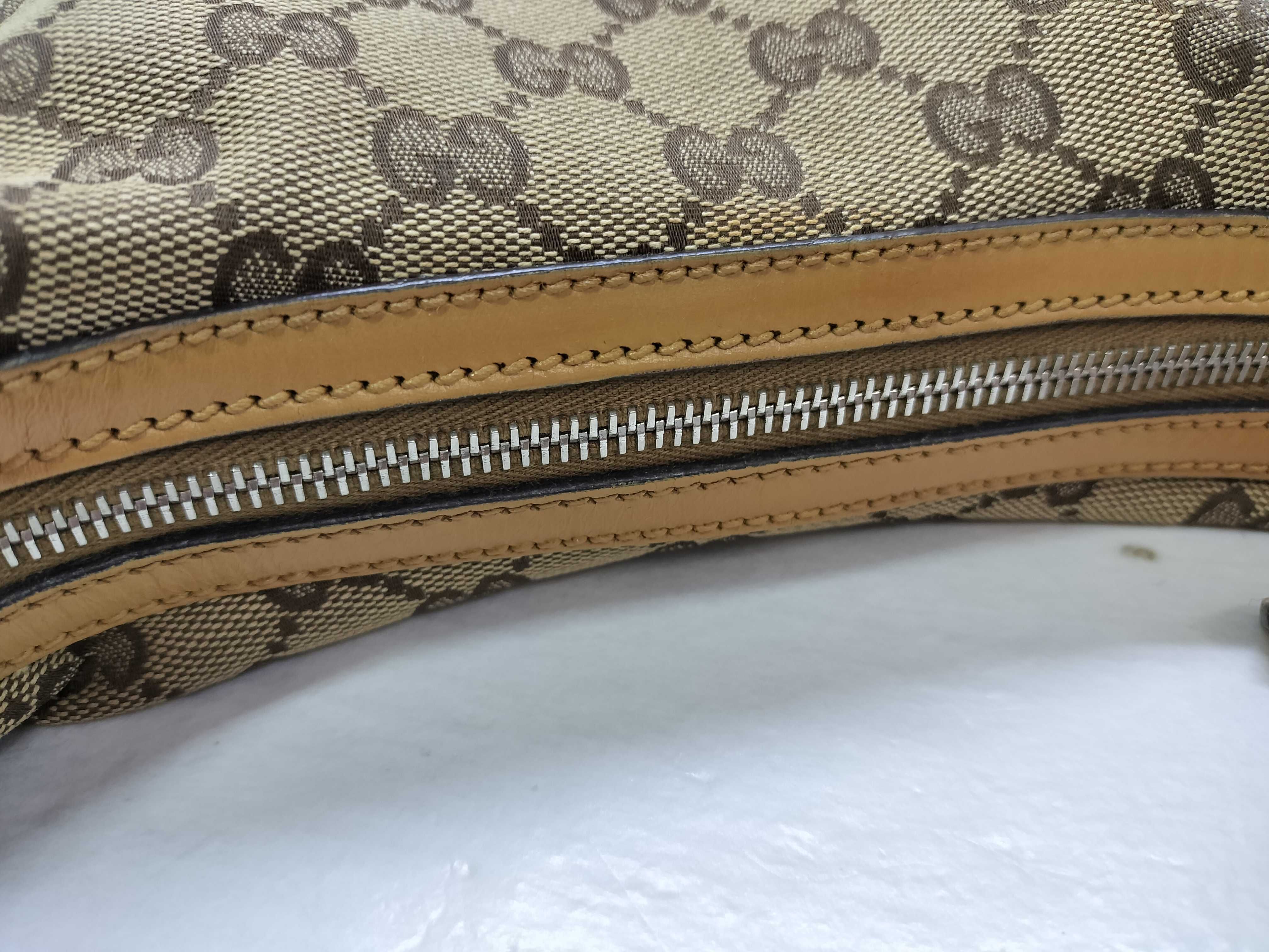 GG Canvas SG-GucciGGCanvasCanvas&LeatherShoulderbagBeige xbronze 232962 Shoulder Bag — view 6