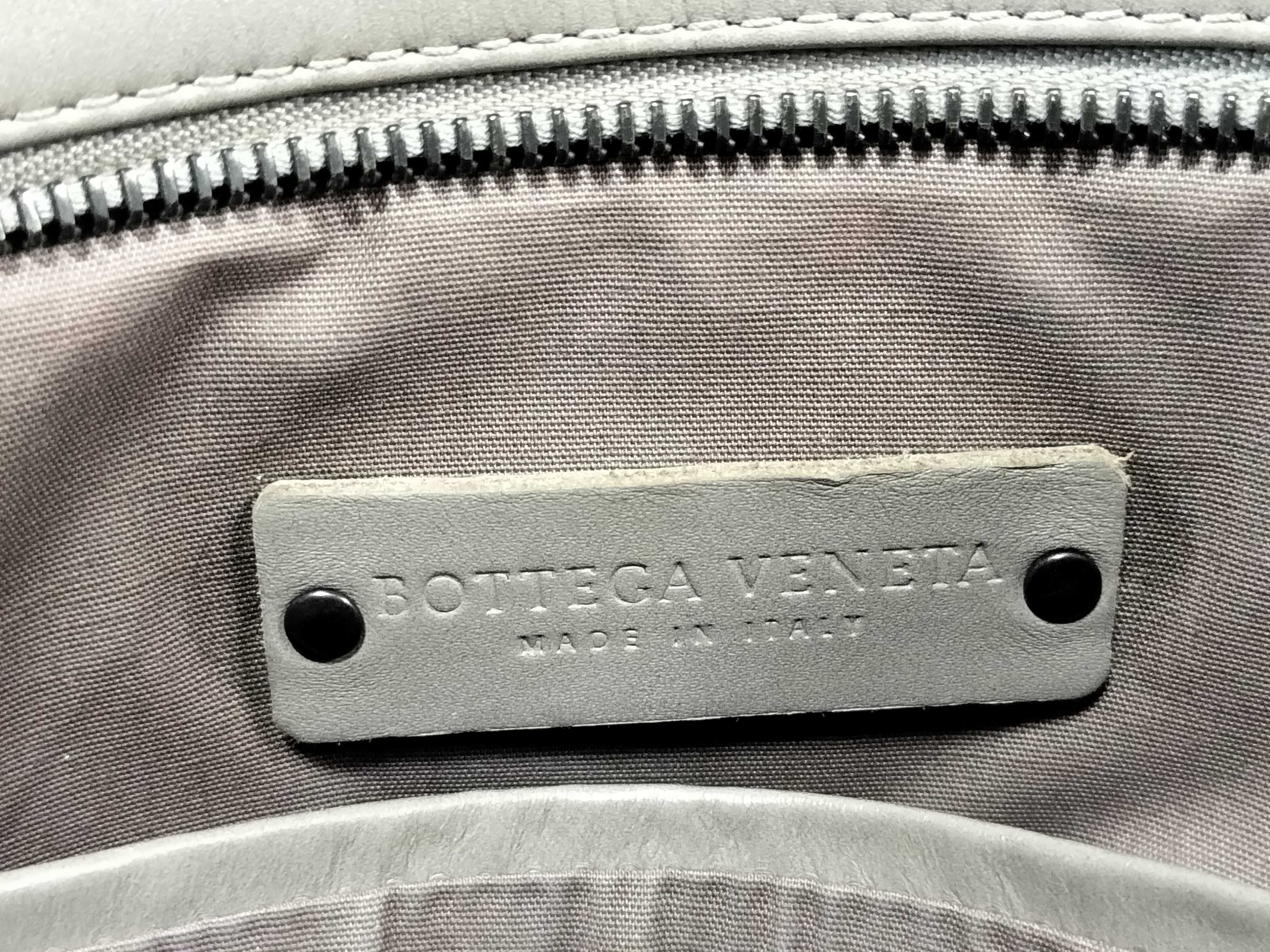 Intrecciato TH- B07554892U Leather Grey Small Flat Messenger Bag - Grade B Shoulder Bag — view 12
