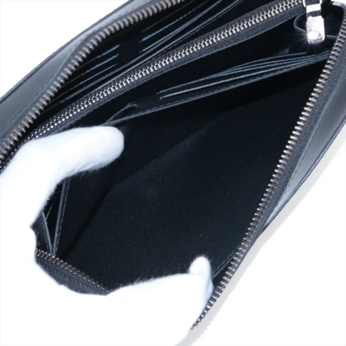 Monogram Eclipse Zippy XL M61698 Black Round Zip Wallet RFID Reactive — view 9