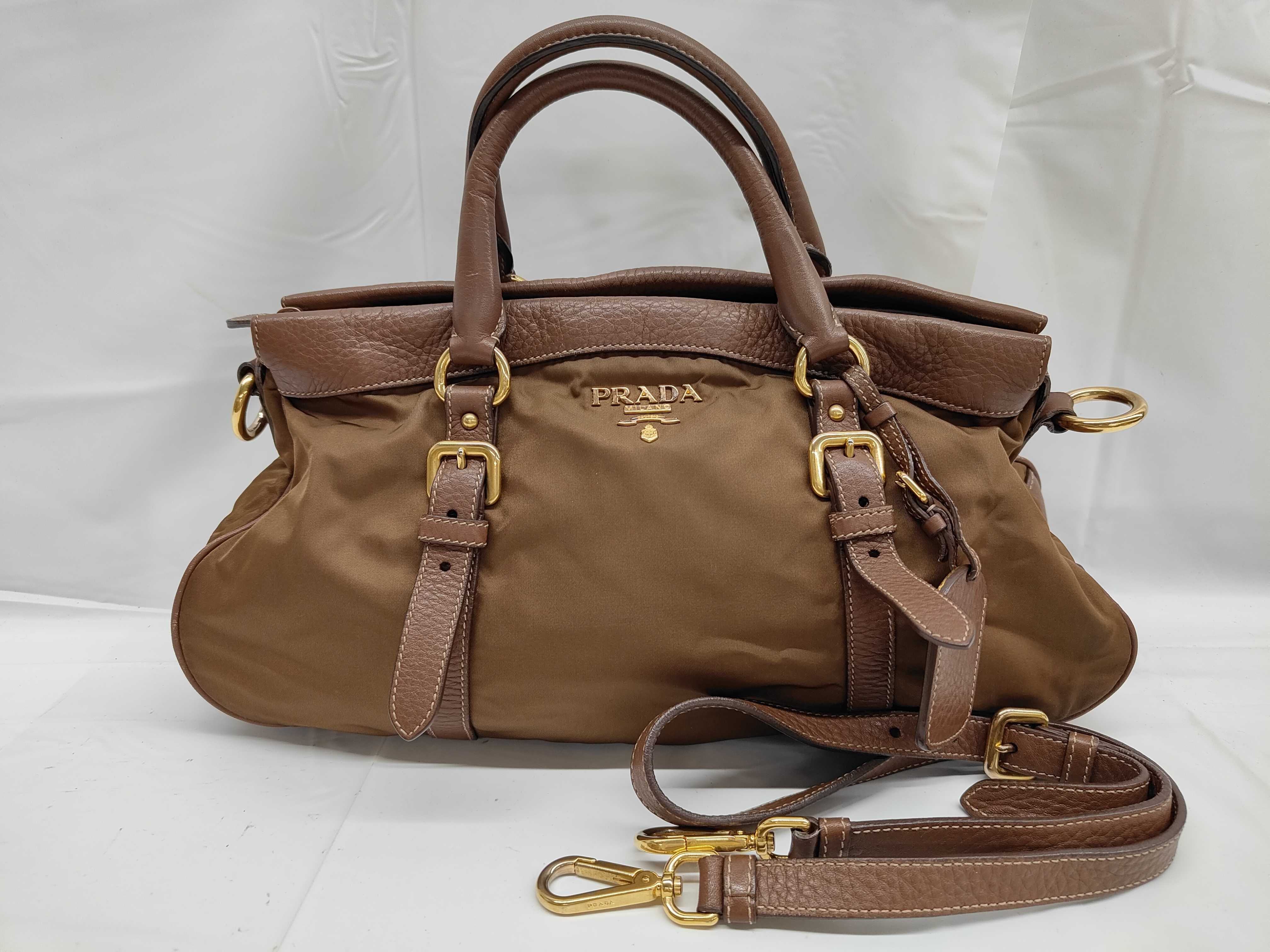 Tessuto Vitello Daino 2-Way Satchel Bag (Handbag)