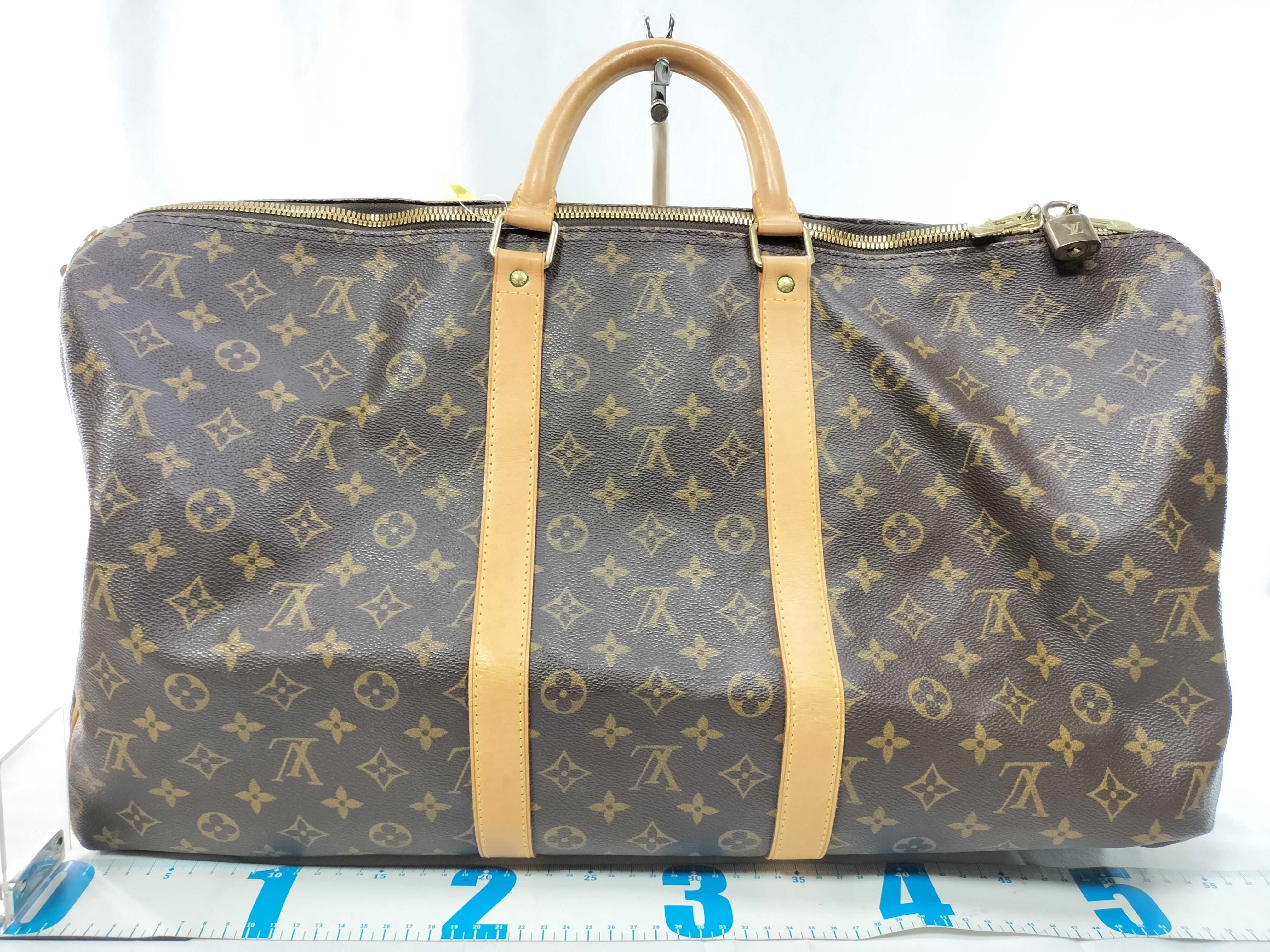 Monogram M41414 Keepall Bandoulière 55 Boston Bag — view 2