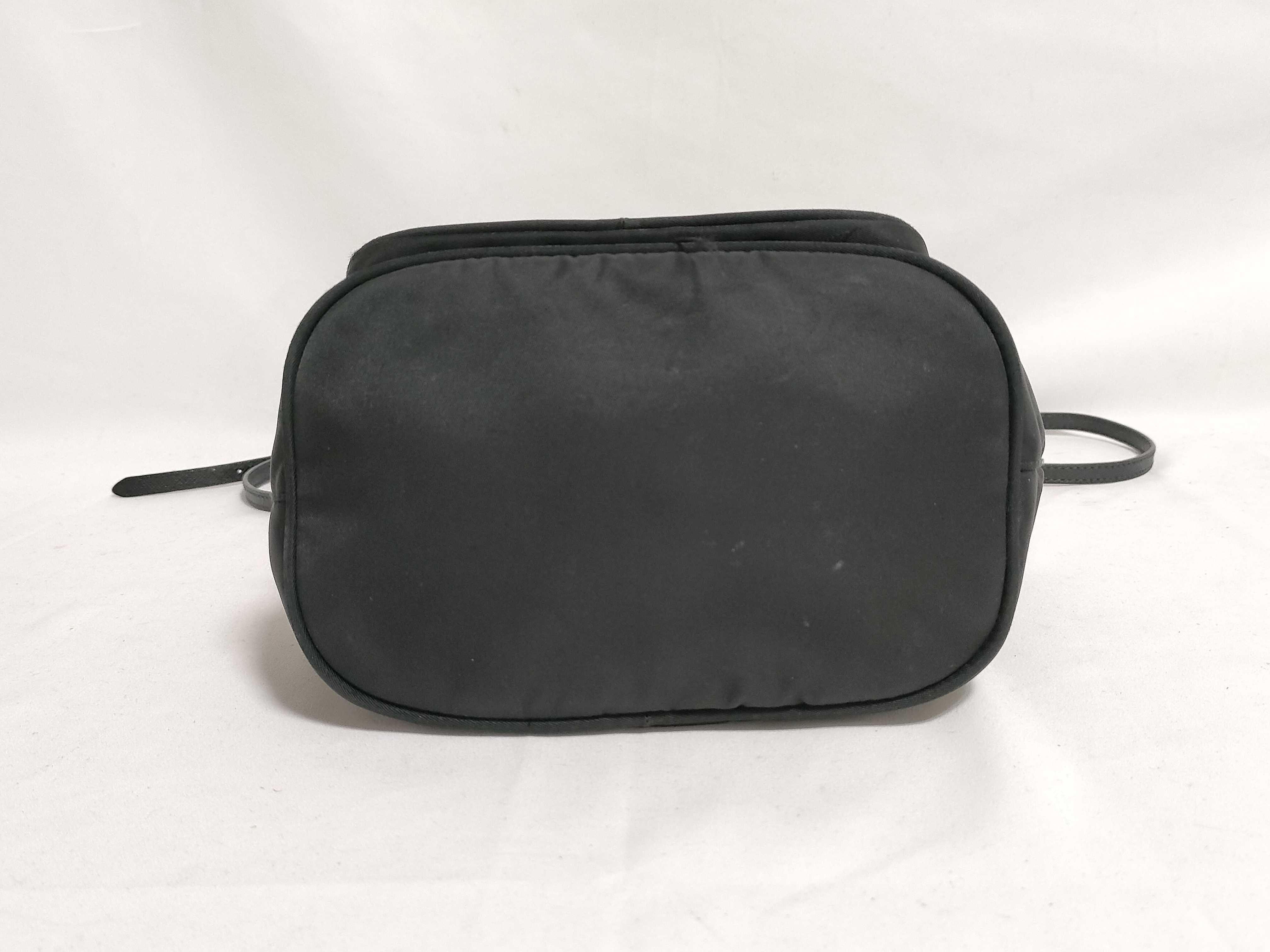 Nylon Prada Tessuto Nylon x Leather 2-Way Shoulder Bag Black Shoulder Bag — view 3