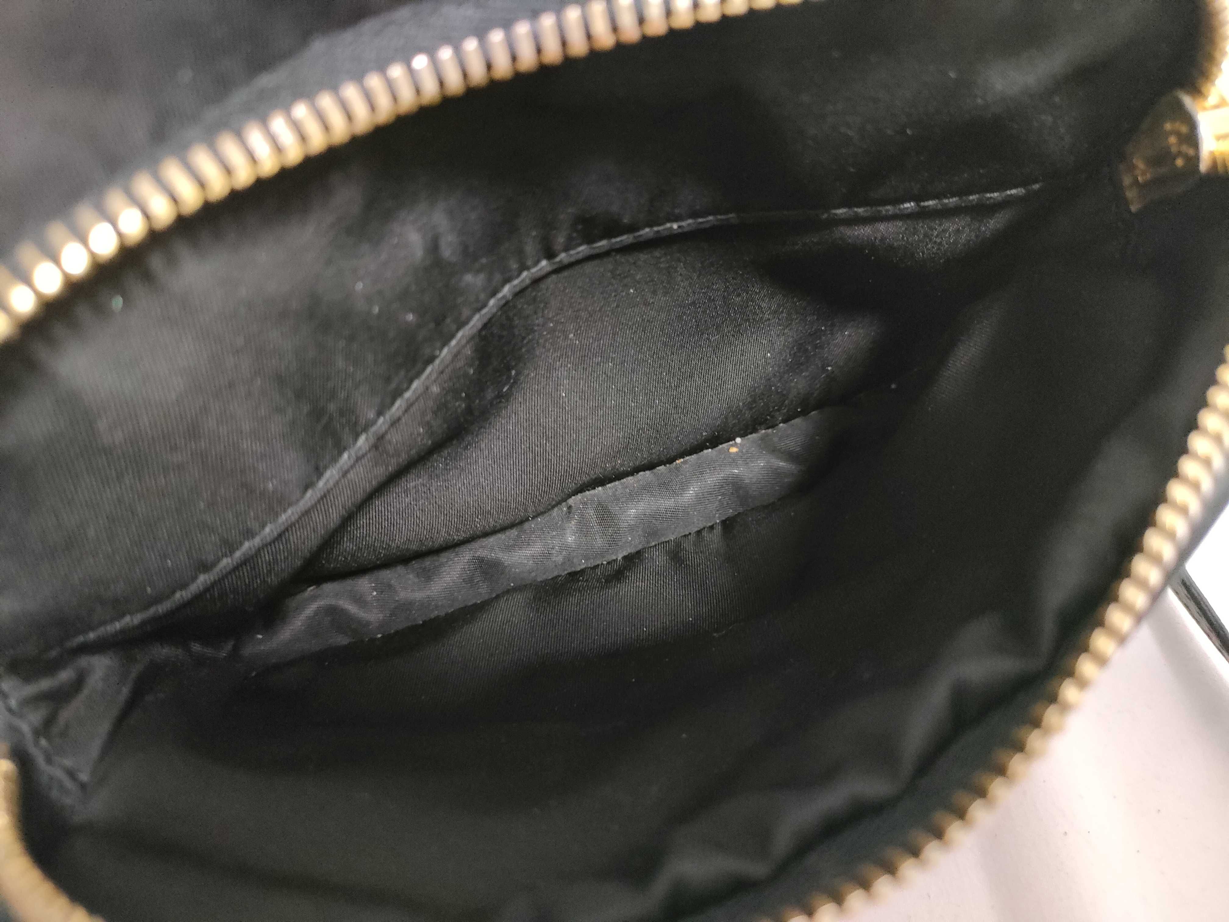 Nylon Prada Tessuto Nylon x Leather 2-Way Shoulder Bag Black Shoulder Bag — view 10
