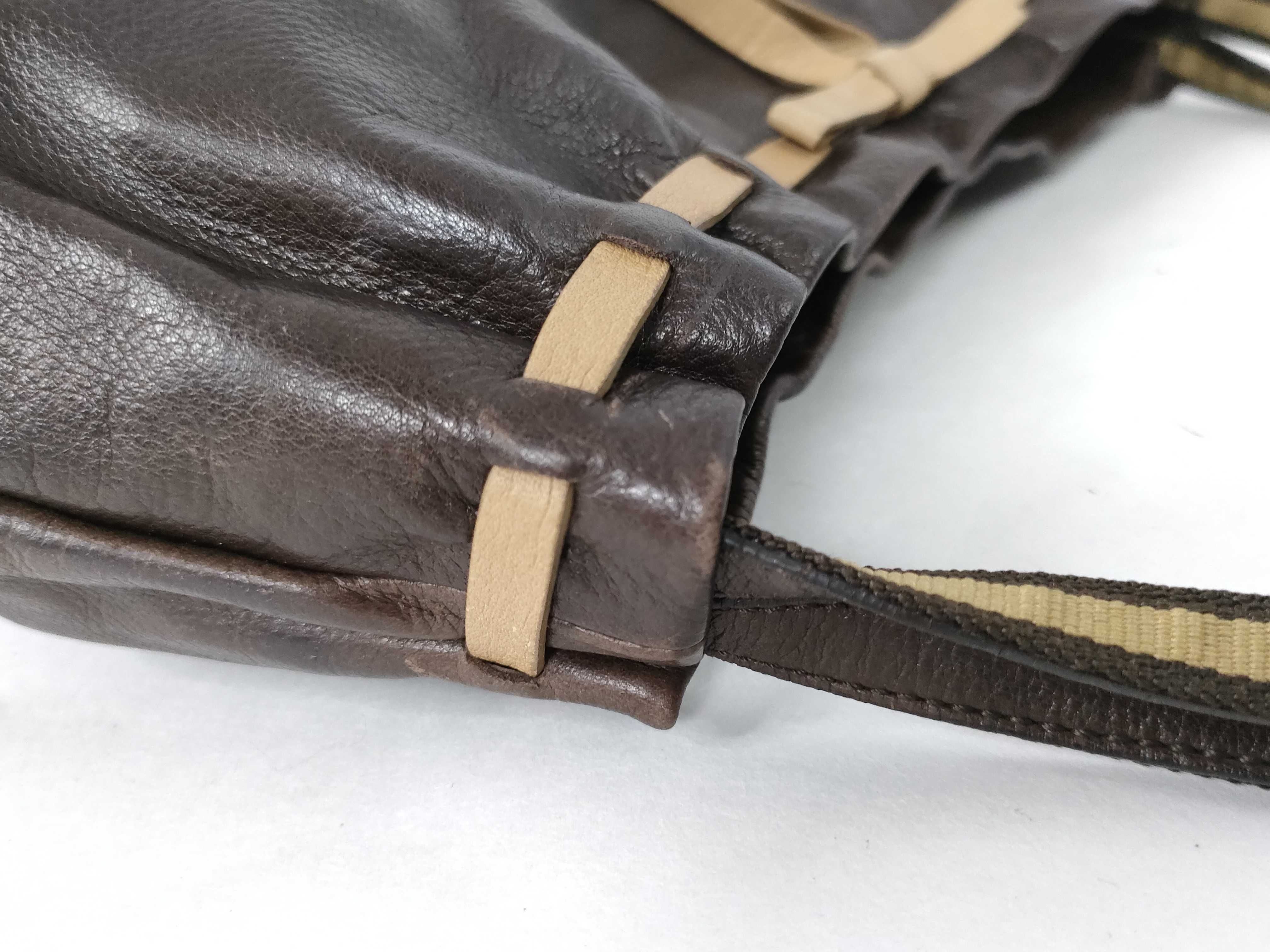 handbag ribbon leather handbag — view 5