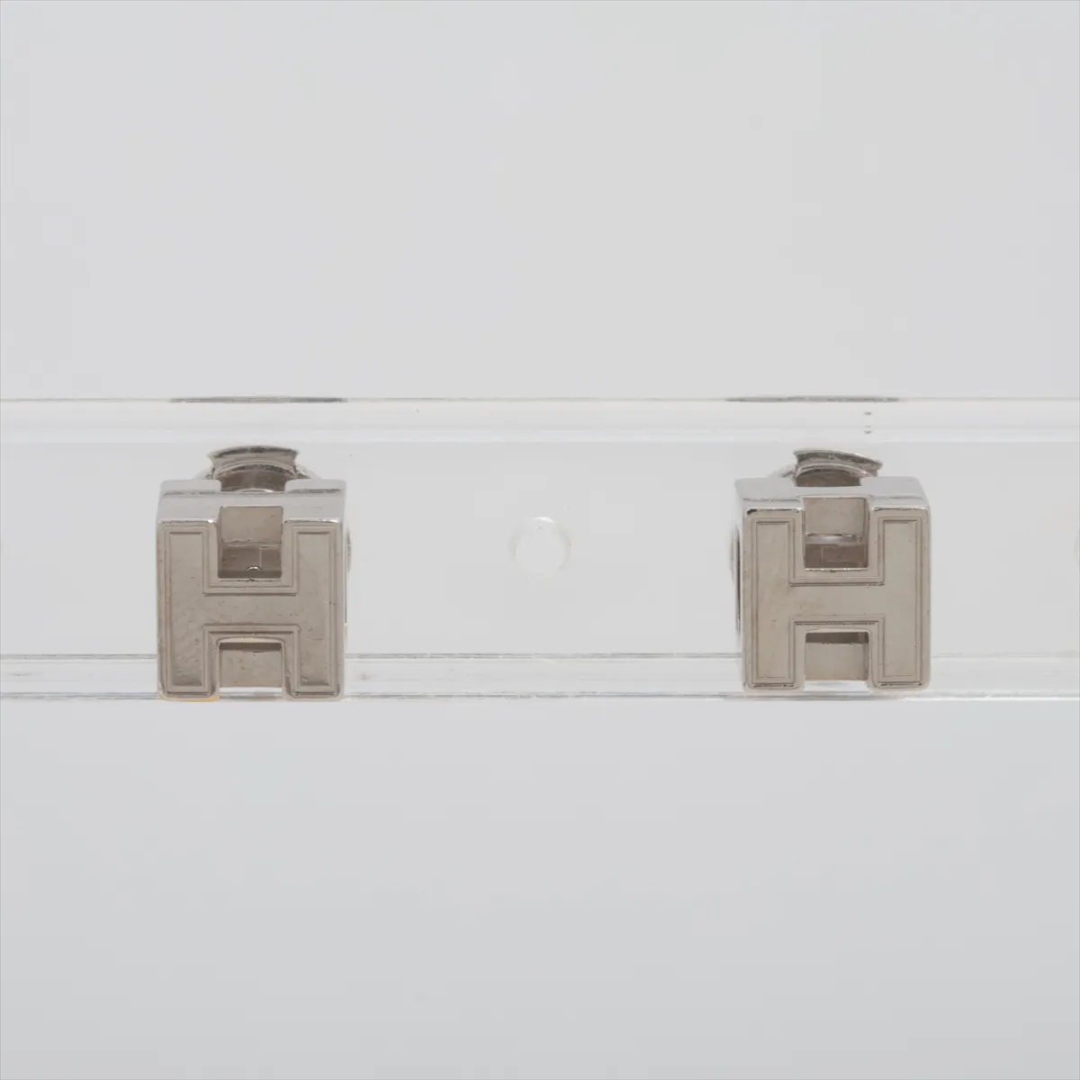 Cage d'H H-Cube Earrings (Pair) Metal Silver — view 2