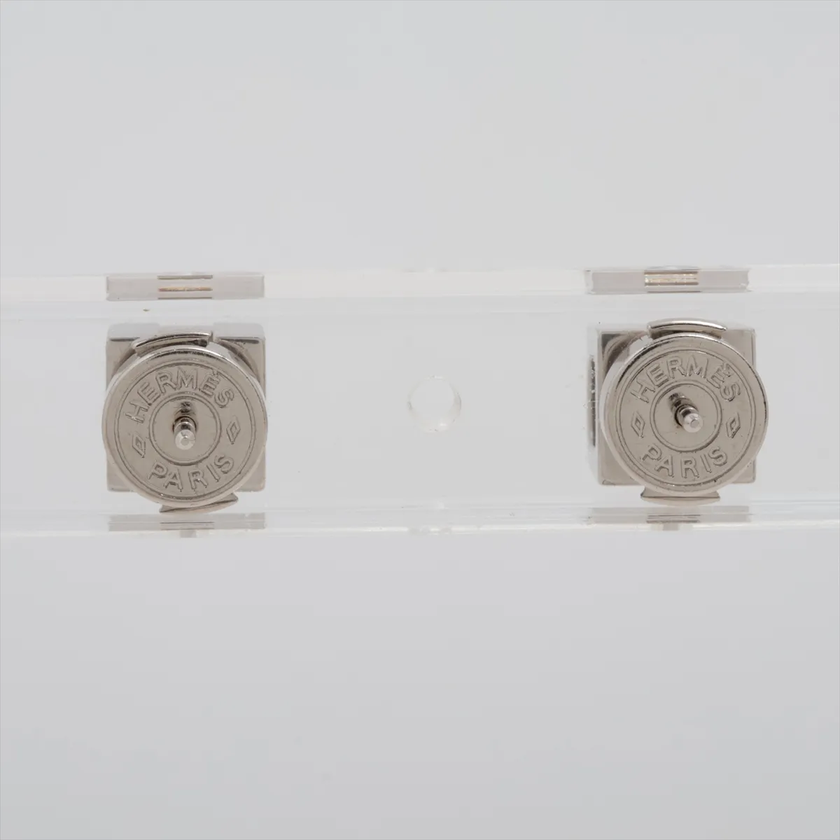 Cage d'H H-Cube Earrings (Pair) Metal Silver — view 3