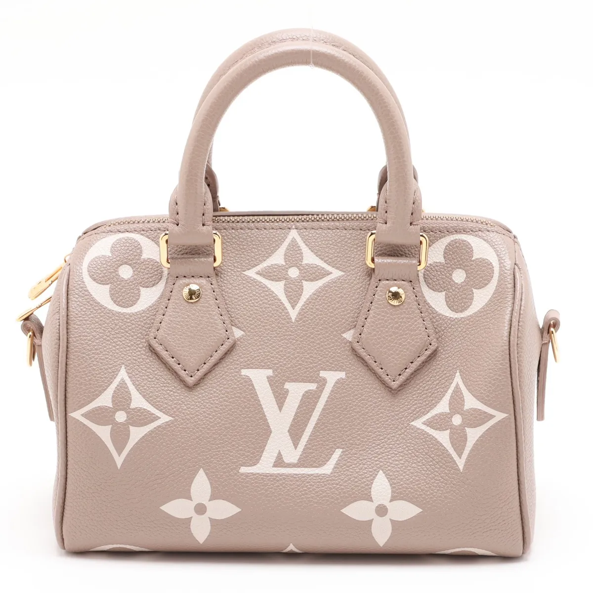 Monogram Empreinte Speedy Bandoulière 20 M46575 Beige (RFID detected) — view 2