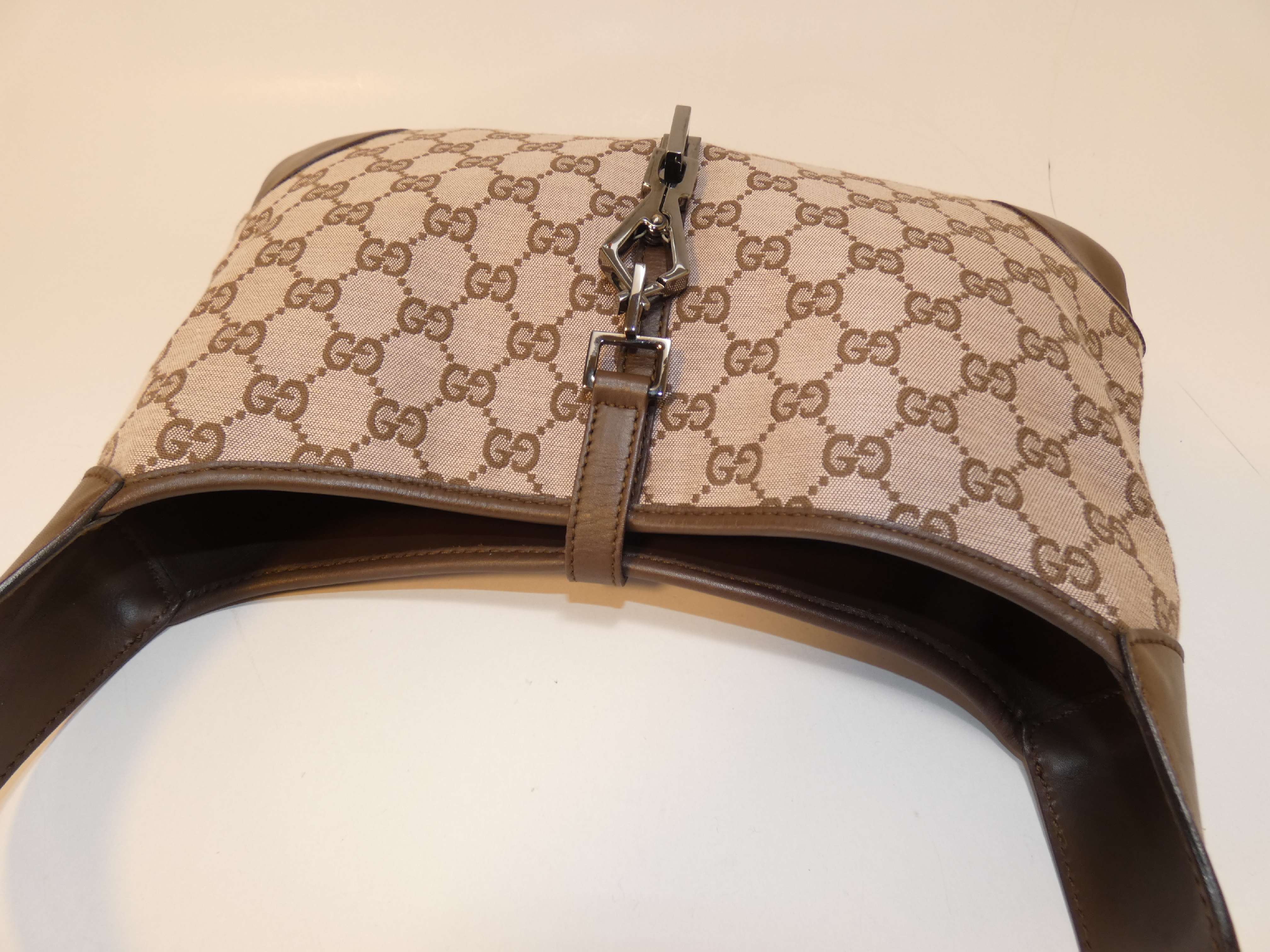 Jackie GG Canvas One-Hand Shoulder Bag — view 3