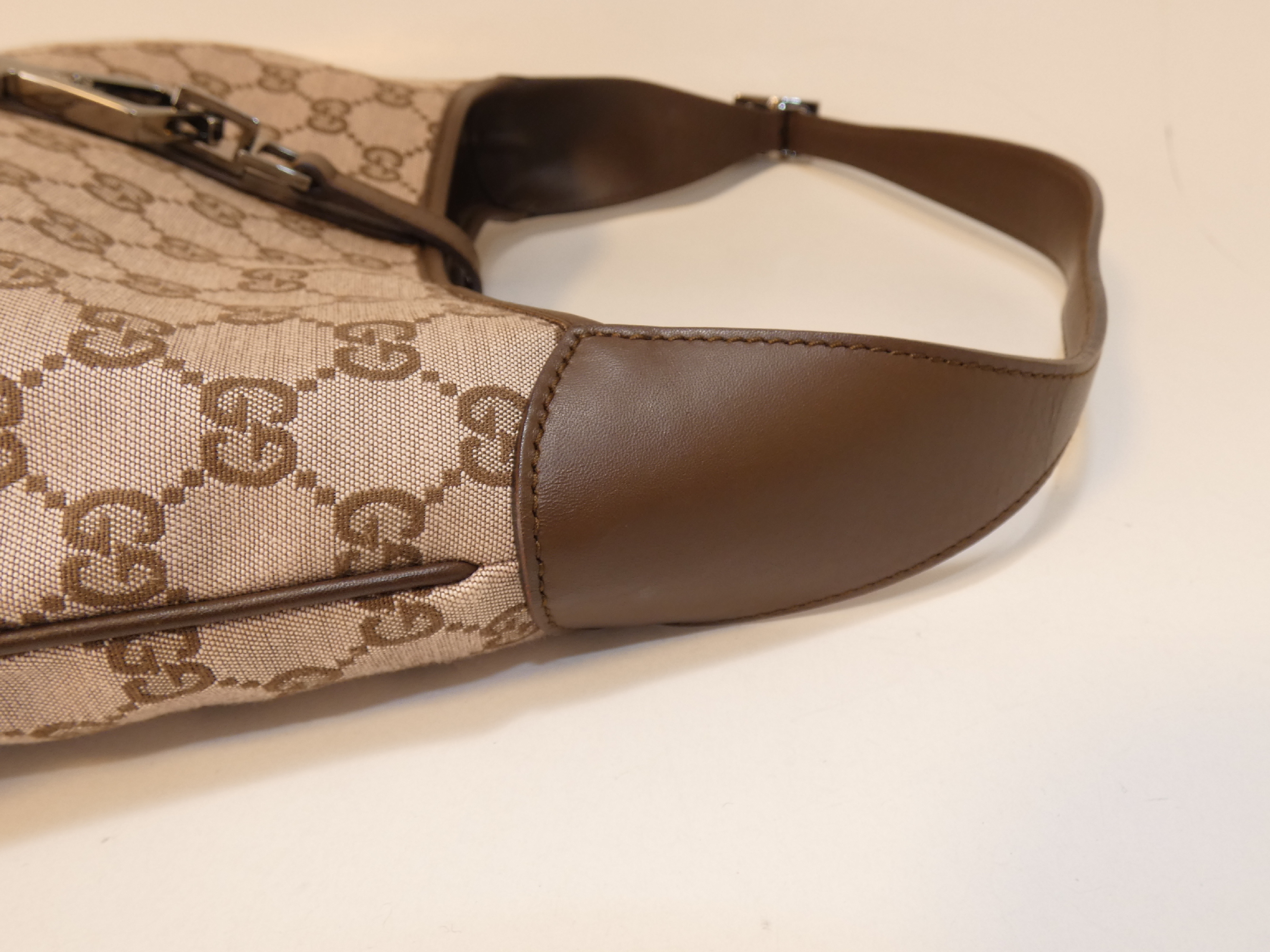 Jackie GG Canvas One-Hand Shoulder Bag — view 6