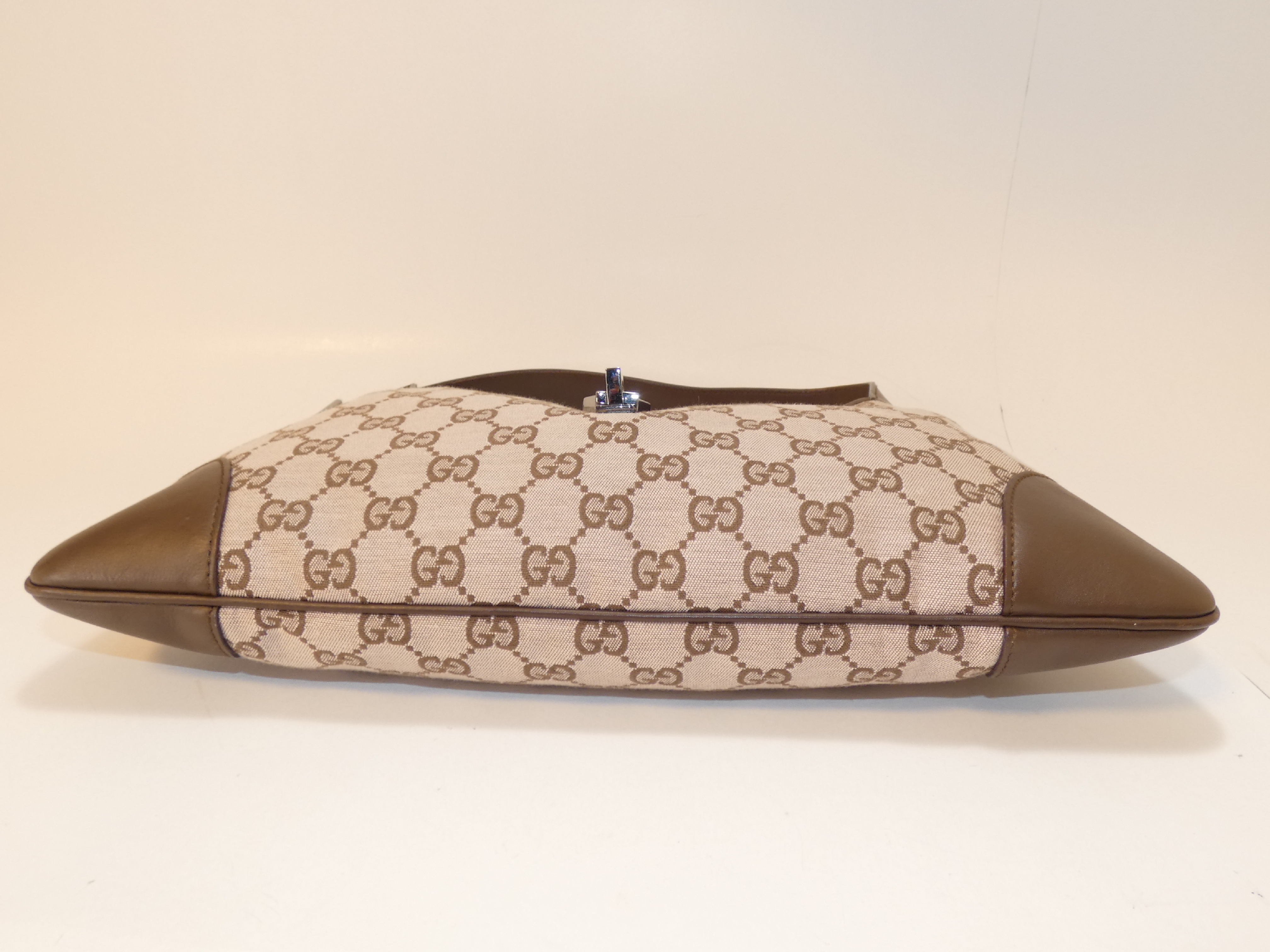 Jackie GG Canvas One-Hand Shoulder Bag — view 7