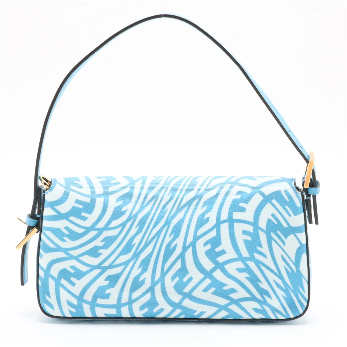 Baguette 1997 Mamma Bucket PVC x Leather Shoulder Bag Blue 8BR792 — view 2