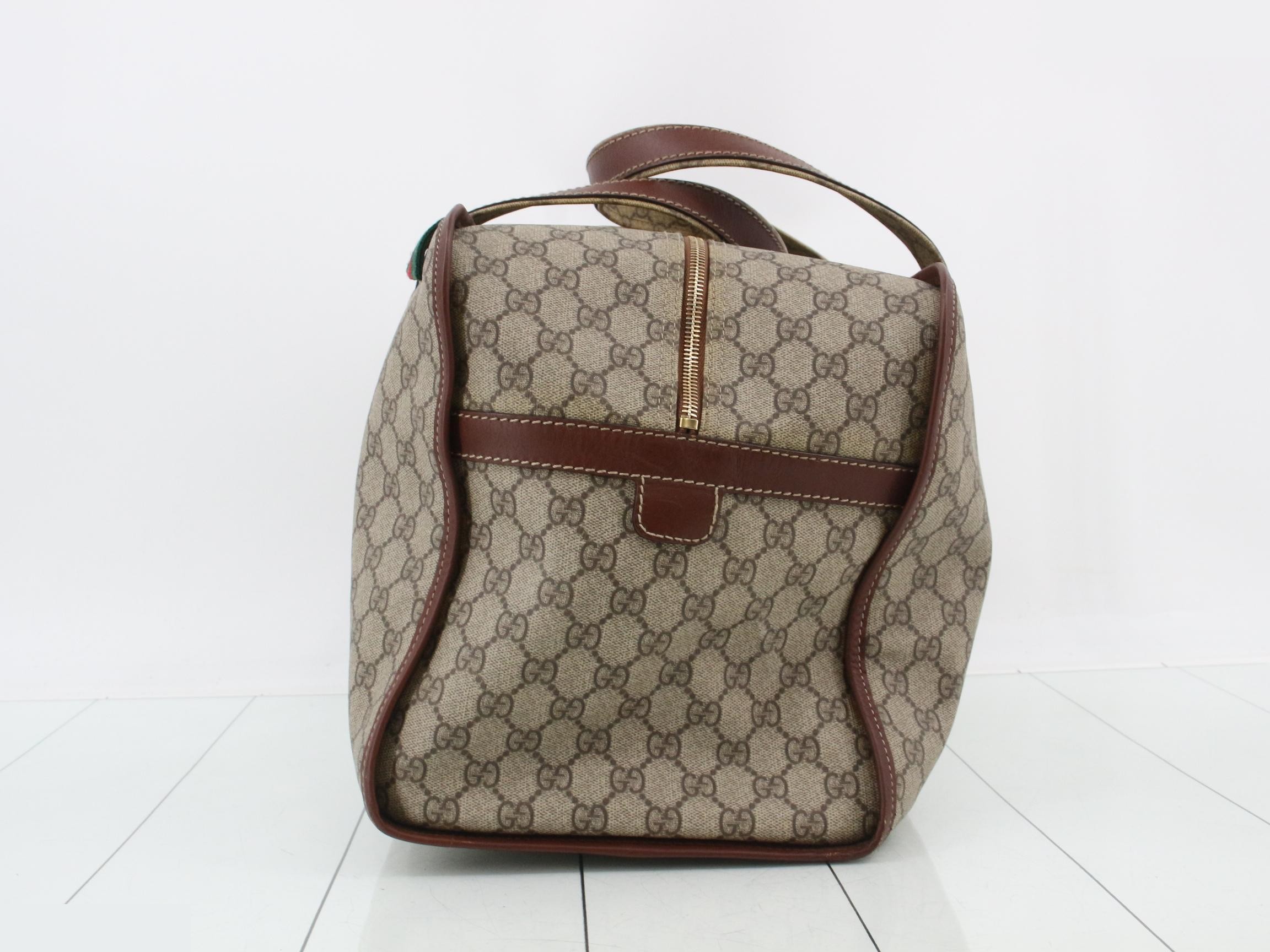 GG Supreme Sherry Line Boston Bag — view 3