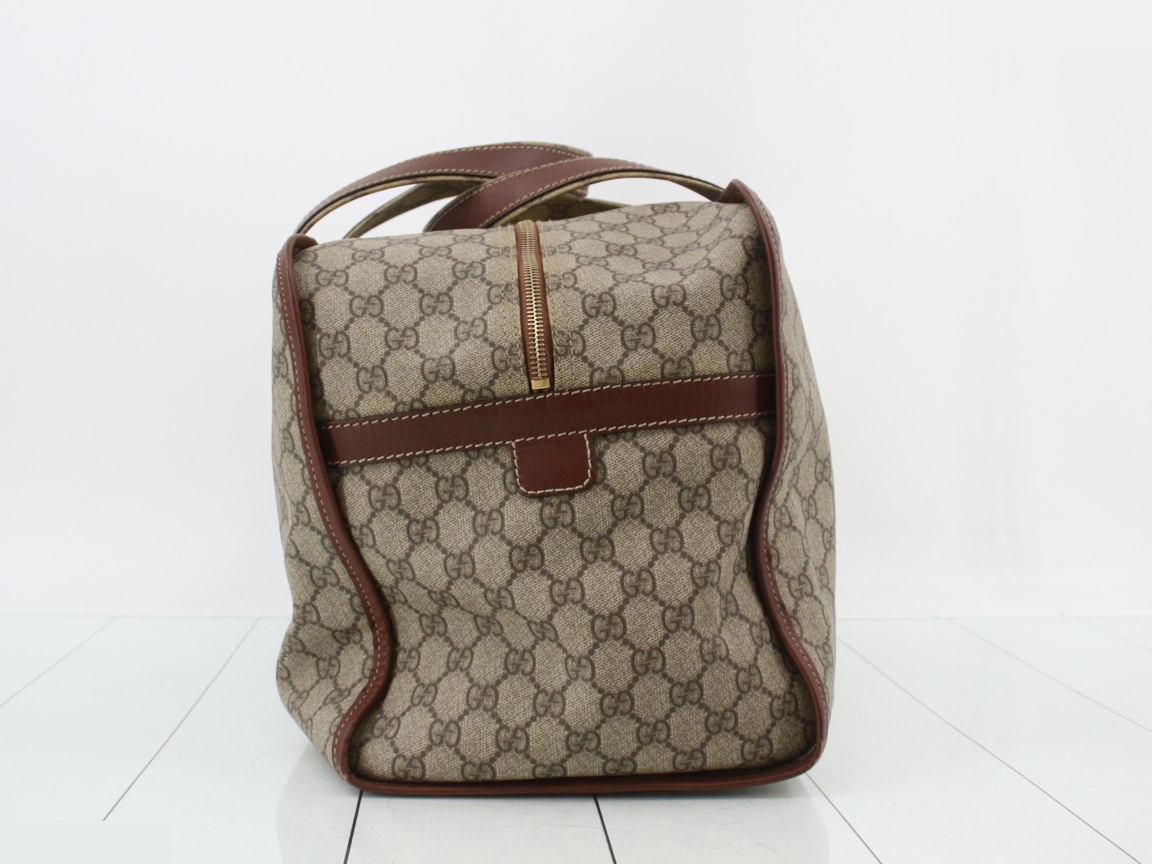 GG Supreme Sherry Line Boston Bag — view 4