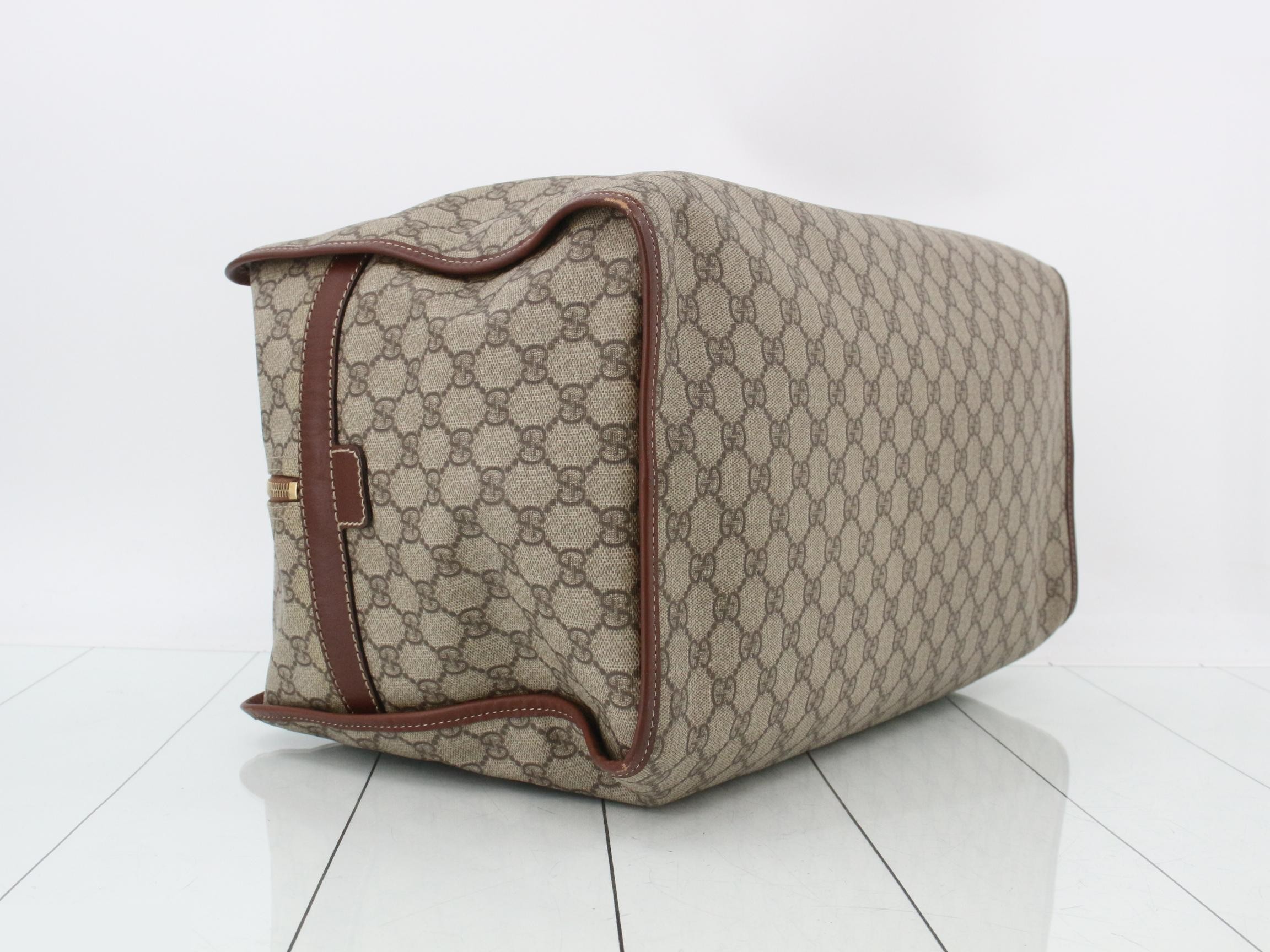 GG Supreme Sherry Line Boston Bag — view 5