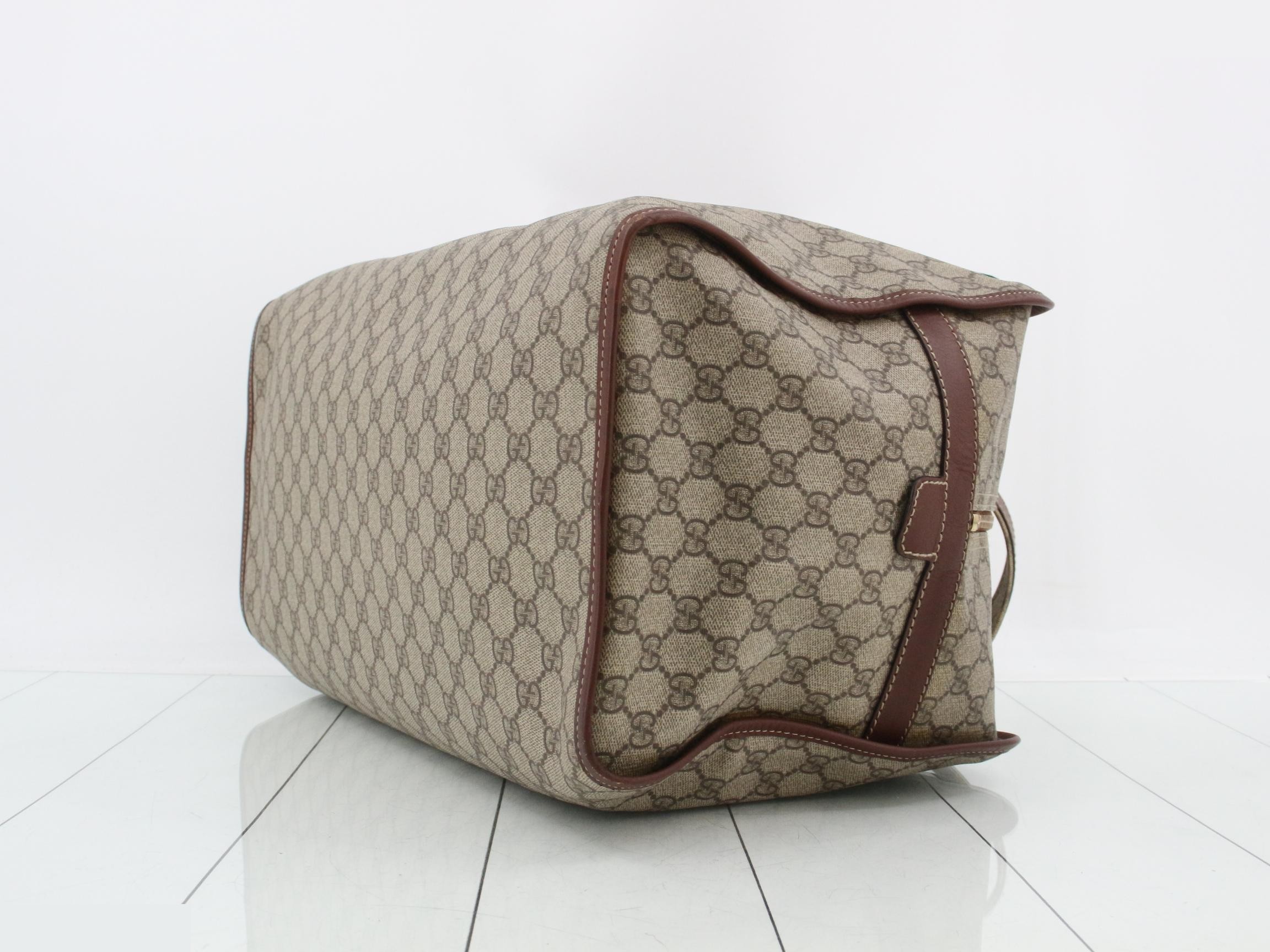 GG Supreme Sherry Line Boston Bag — view 6