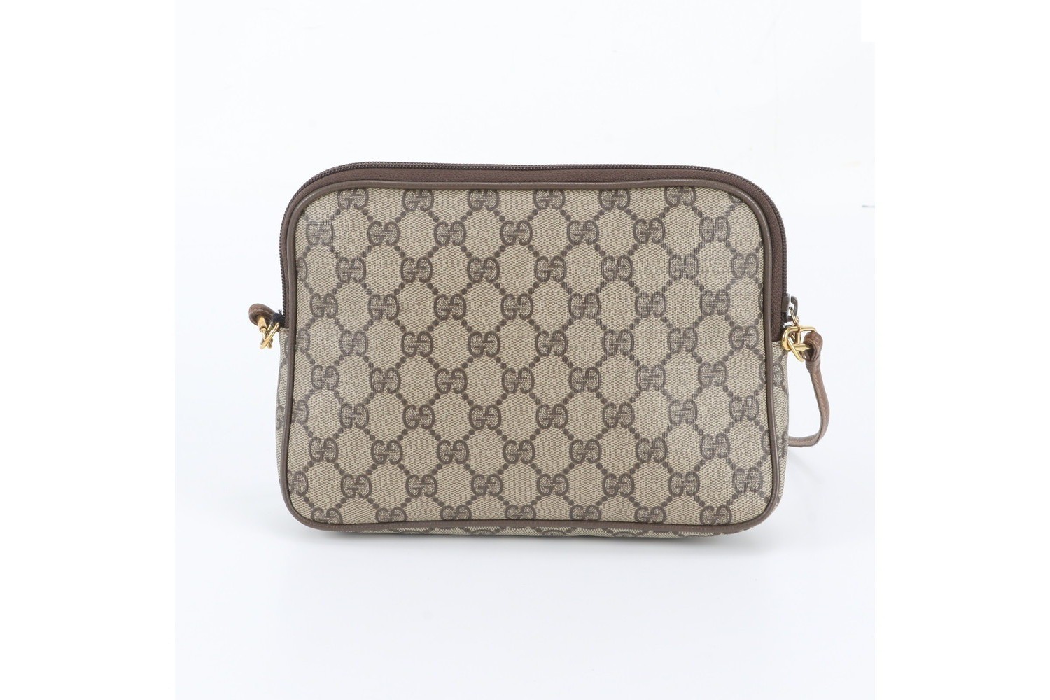 Vintage Gucci GG Supreme Leather Shoulder Bag — view 3