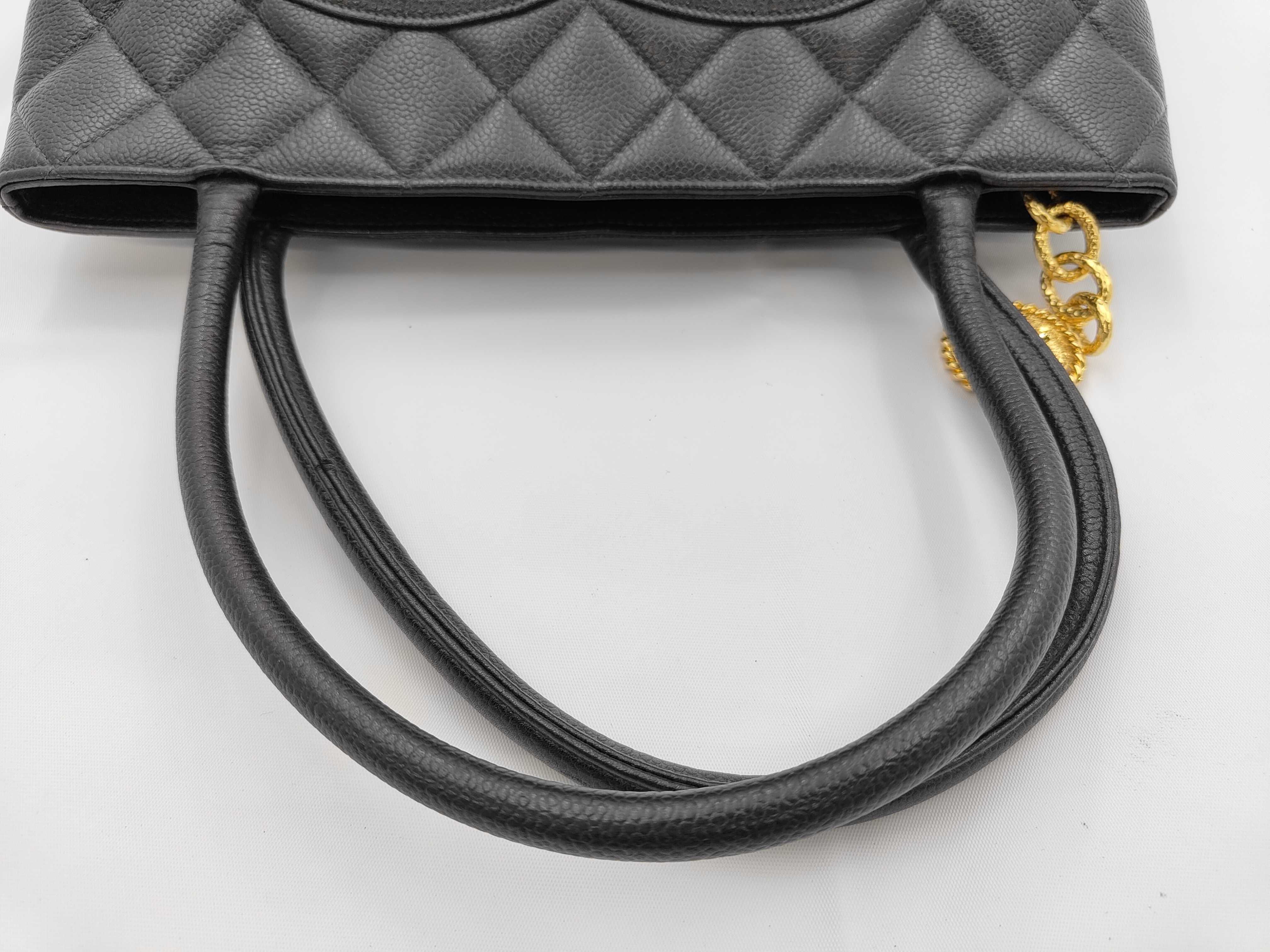 Caviar Skin Reissue Tote Bag, Black, Series 4 Tote Bag — view 3