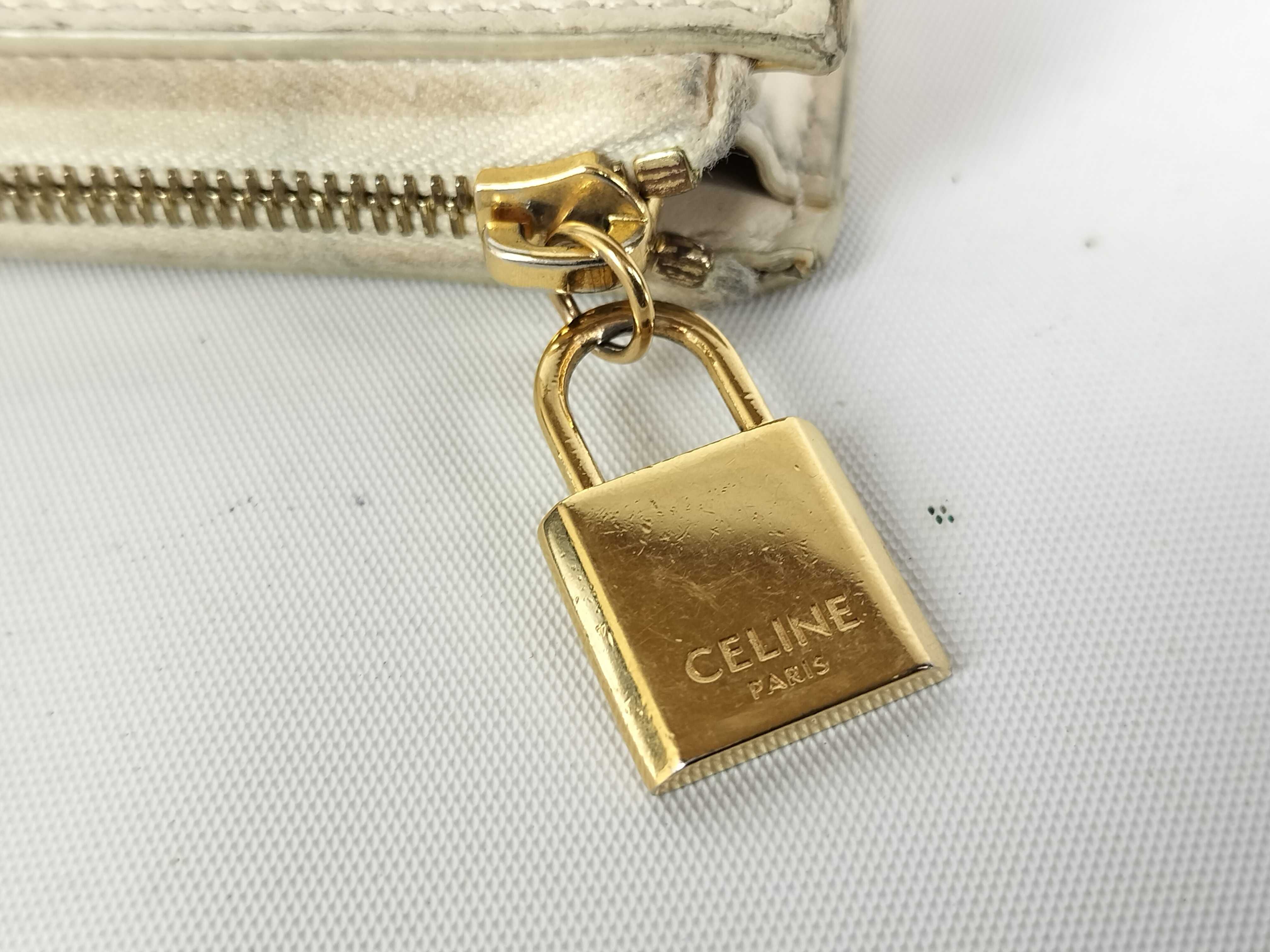 Leather Coin Case Wallet with Padlock — view 5