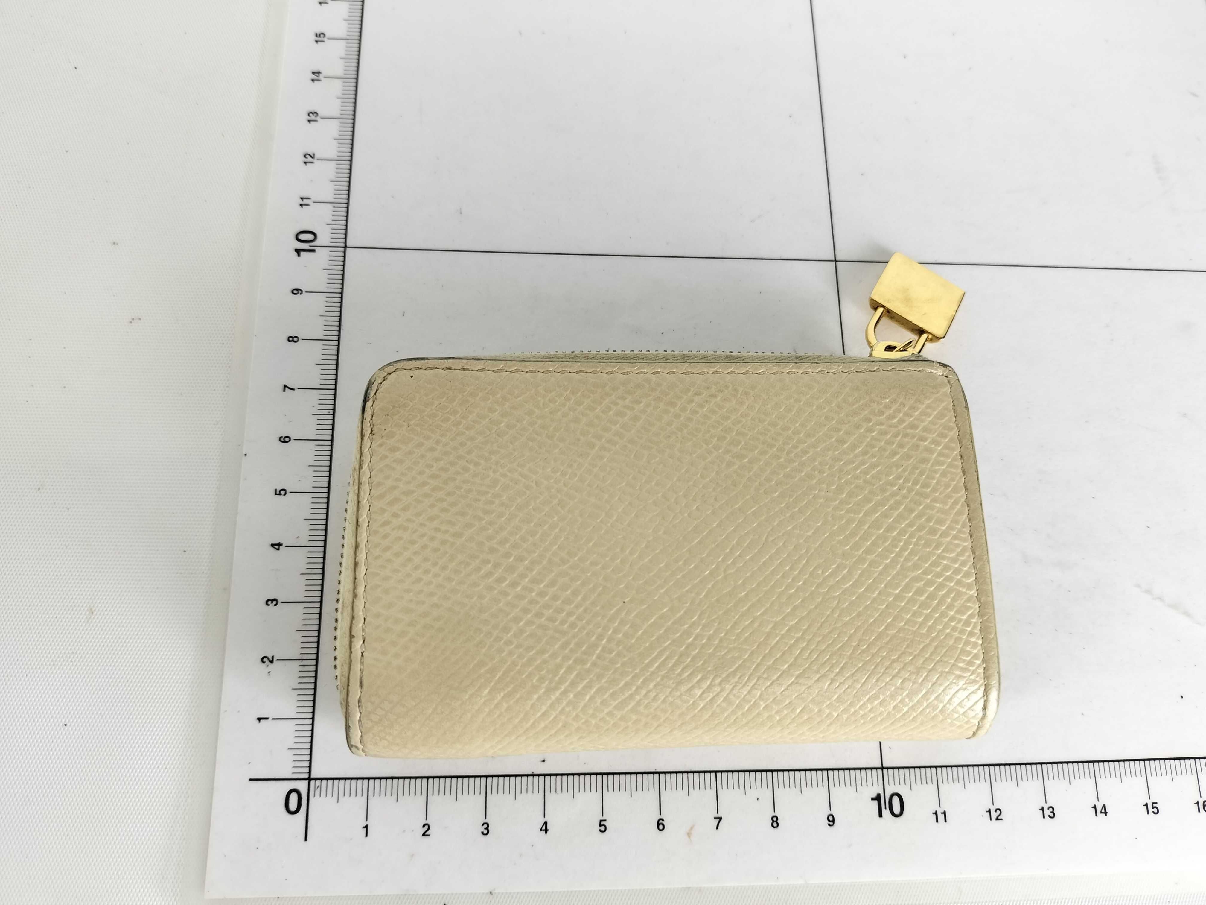 Leather Coin Case Wallet with Padlock — view 10