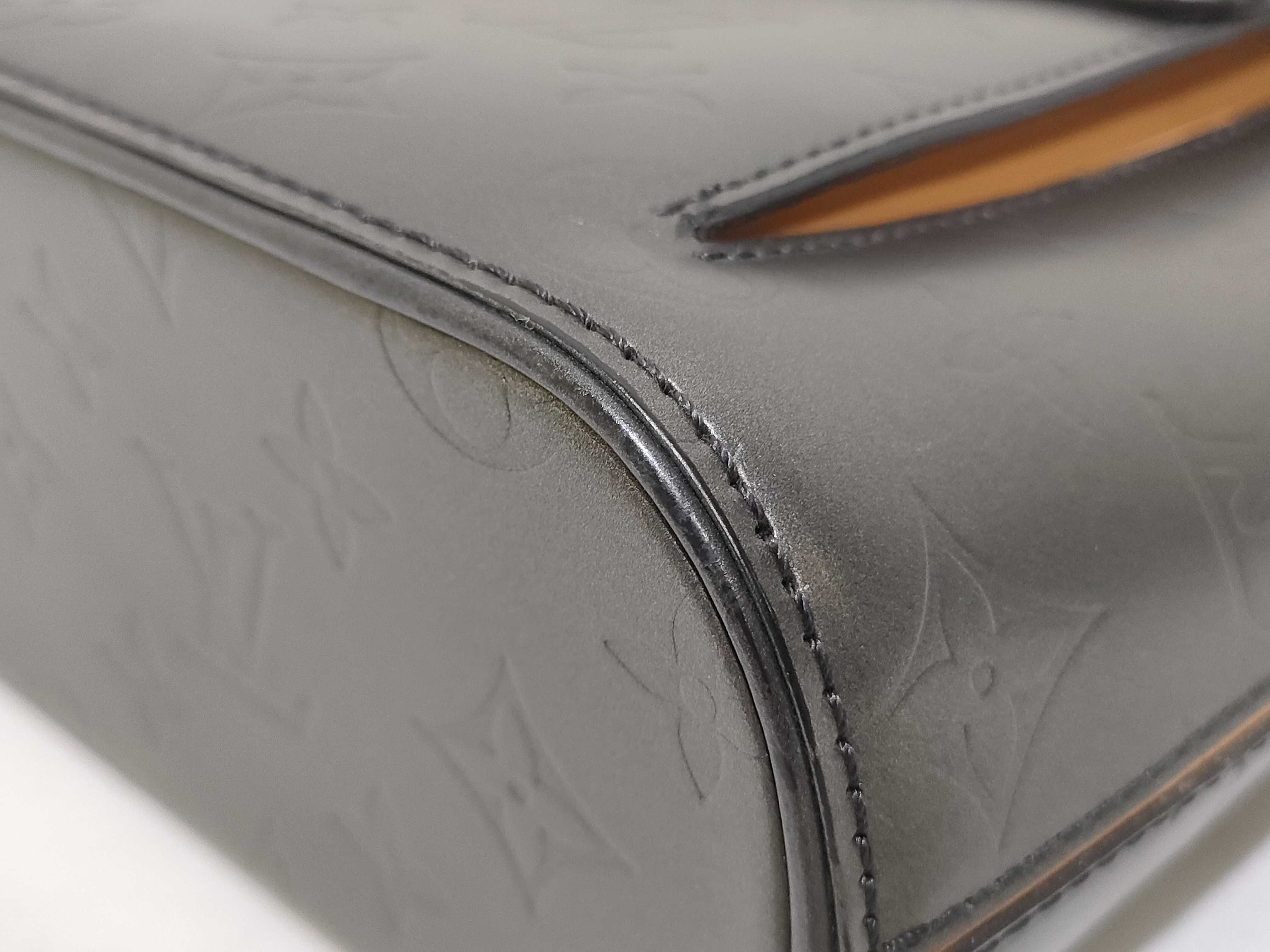 Monogram Mat ID- Cowskin Aiston Mat Fowler Shoulder Bag 30cm SHW Shoulder Bag — view 6