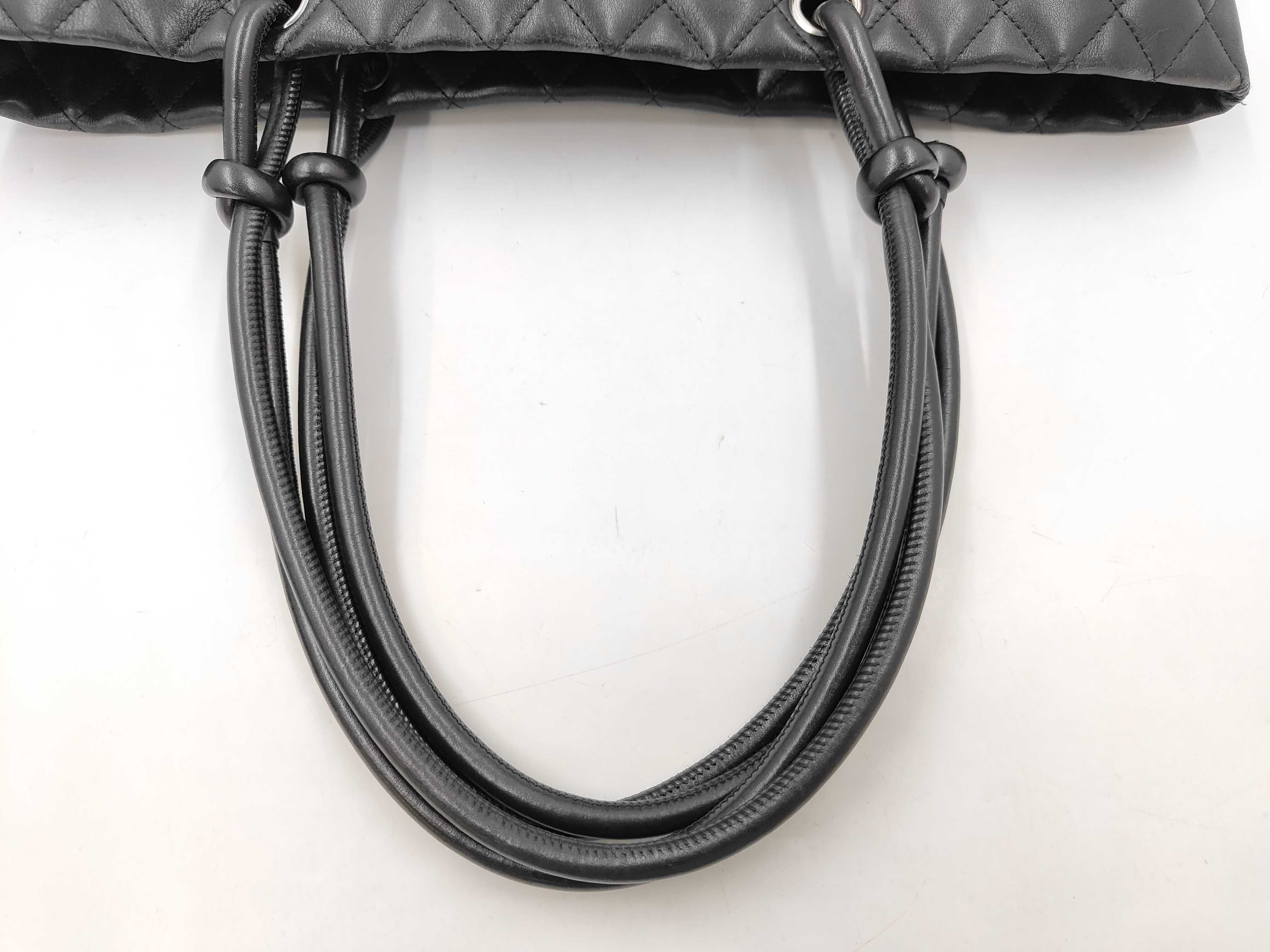 Cambon Tote, Black x White, with sticker, serial number in the 10s. — view 3