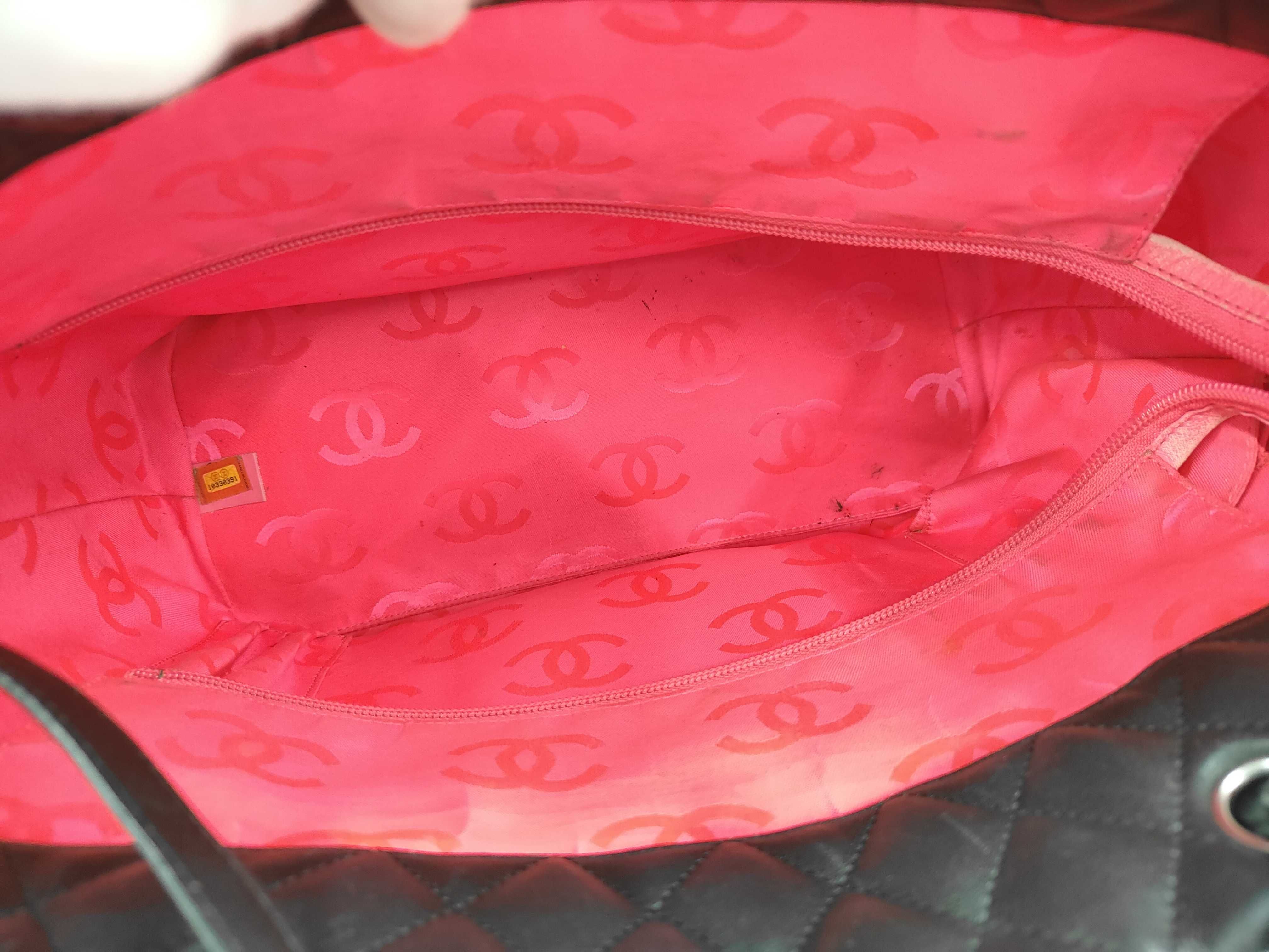 Cambon Tote, Black x White, with sticker, serial number in the 10s. — view 8