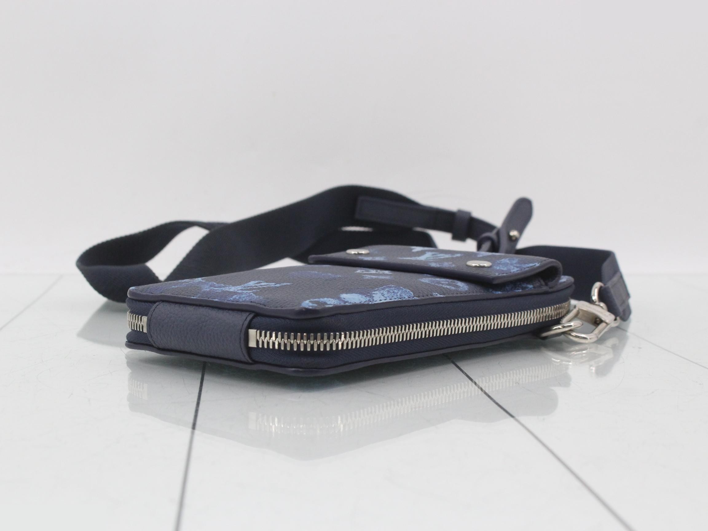 Phone pouch, monogram, watercolor, shoulder bag — view 6