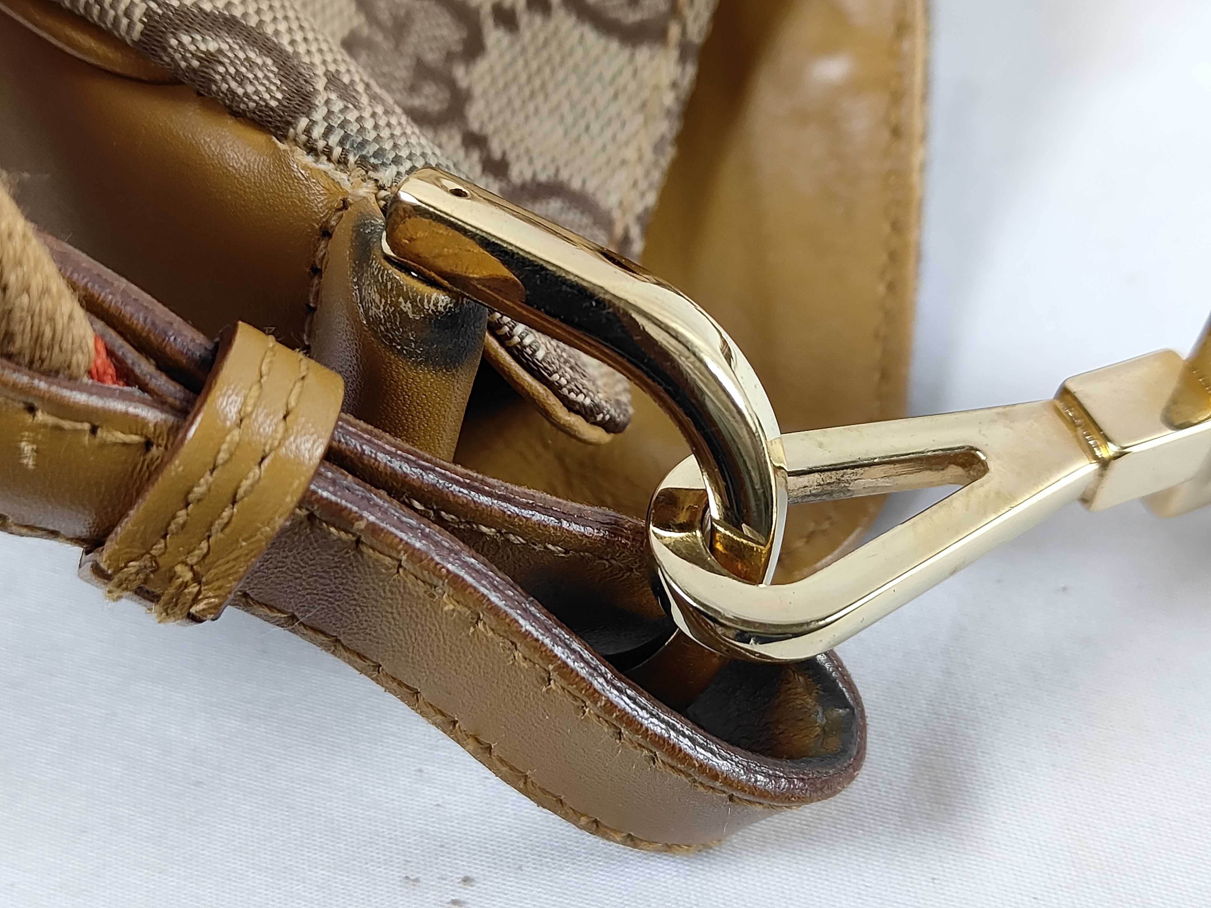 GG Canvas Gucci Bamboo GG Canvas Shoulder Bag — view 5