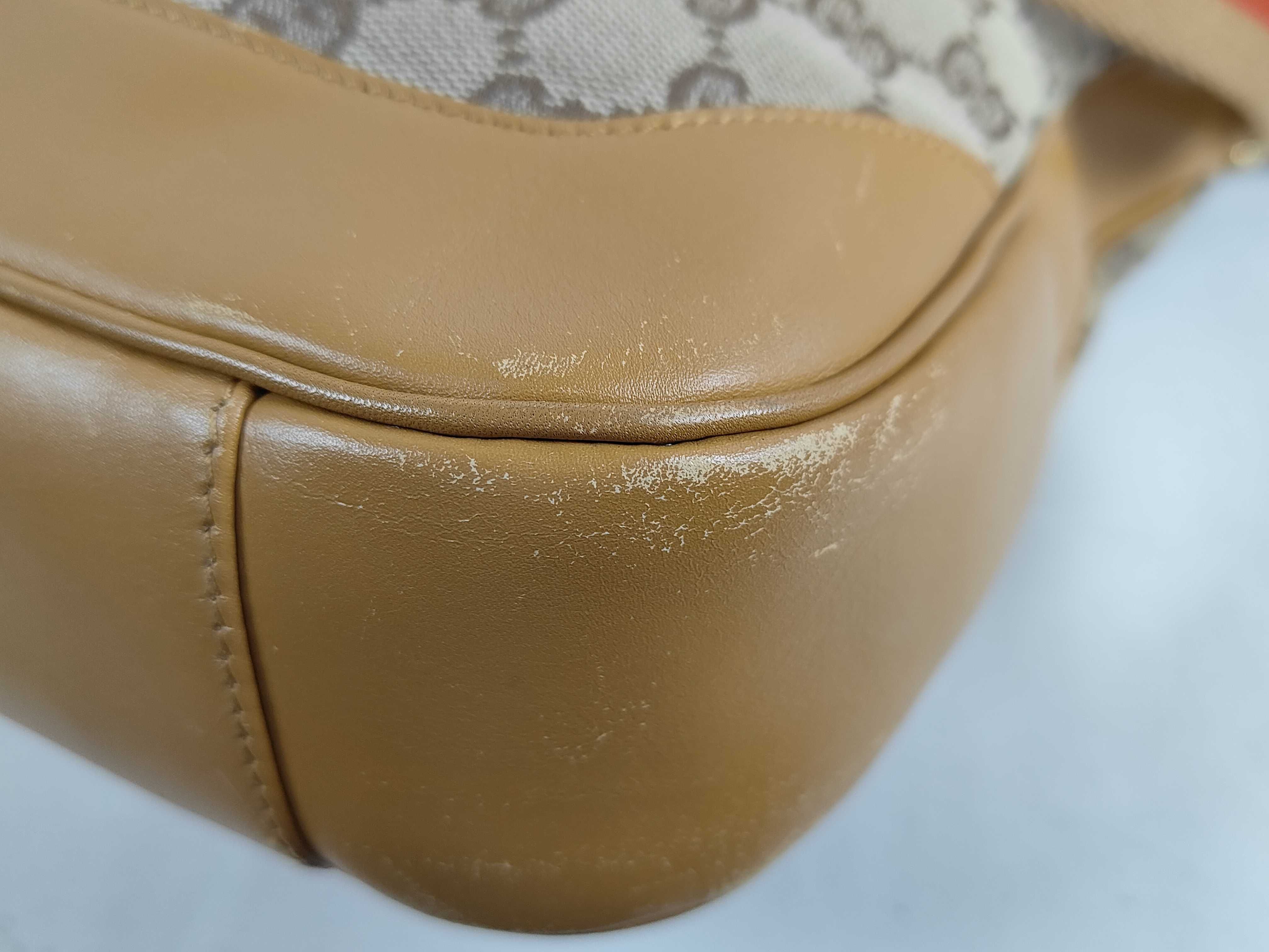 GG Canvas Gucci Bamboo GG Canvas Shoulder Bag — view 6