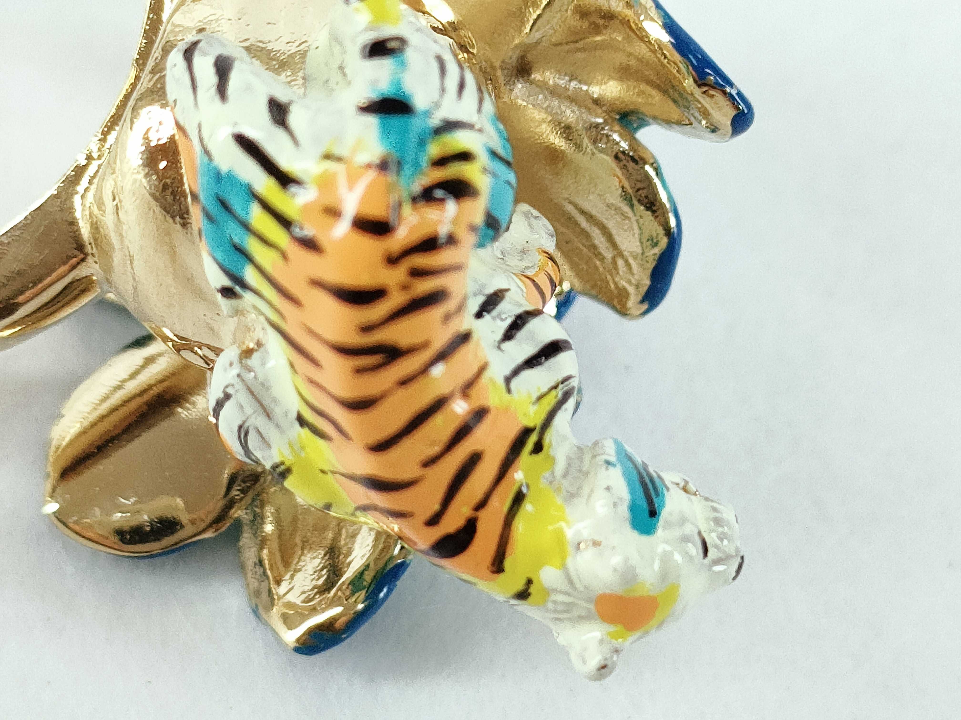 Toile de Jouy Voyage Tiger Flower Ring, Size M — view 7