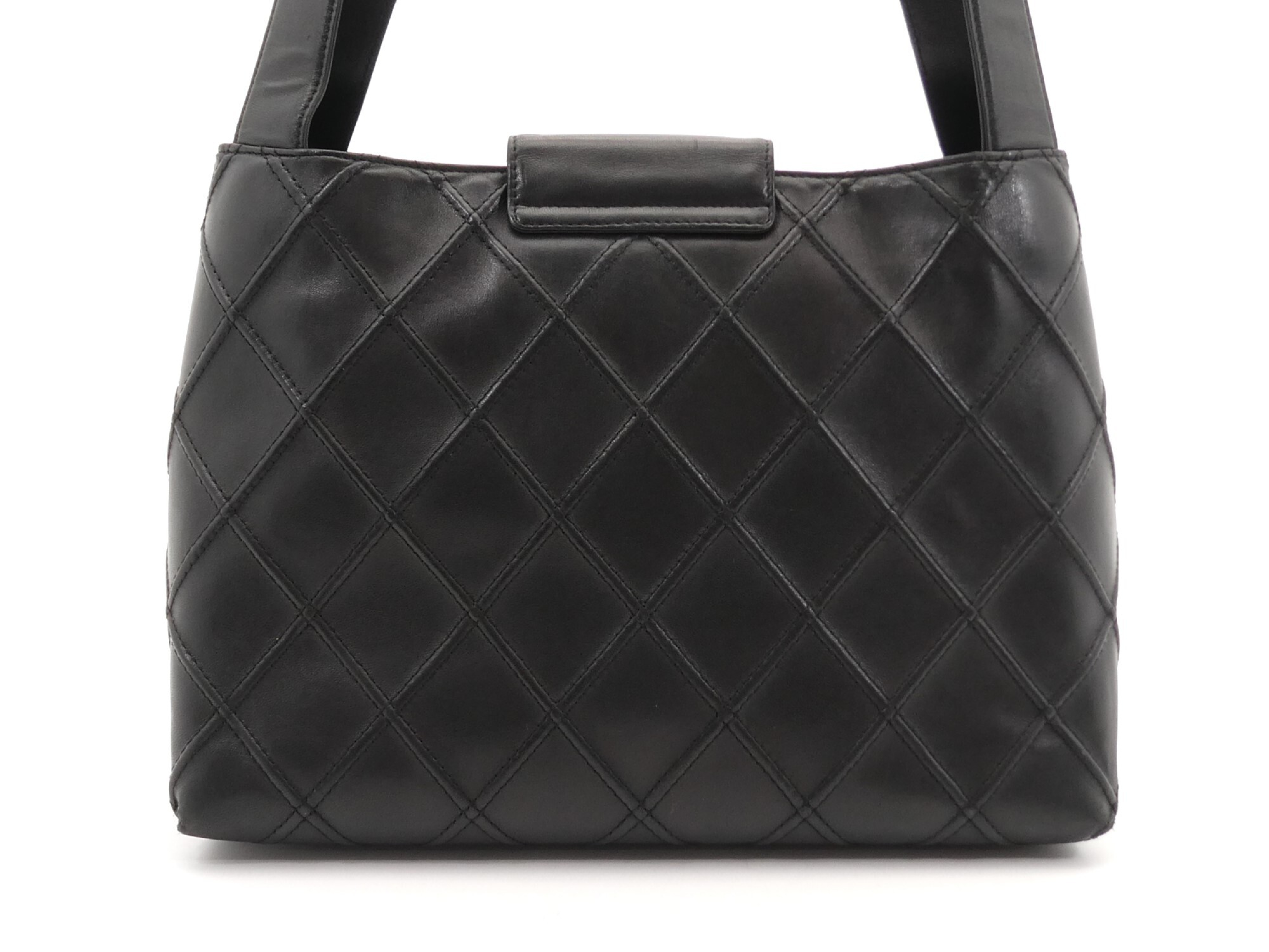 Bicolore Coco Mark Leather Shoulder Bag — view 2
