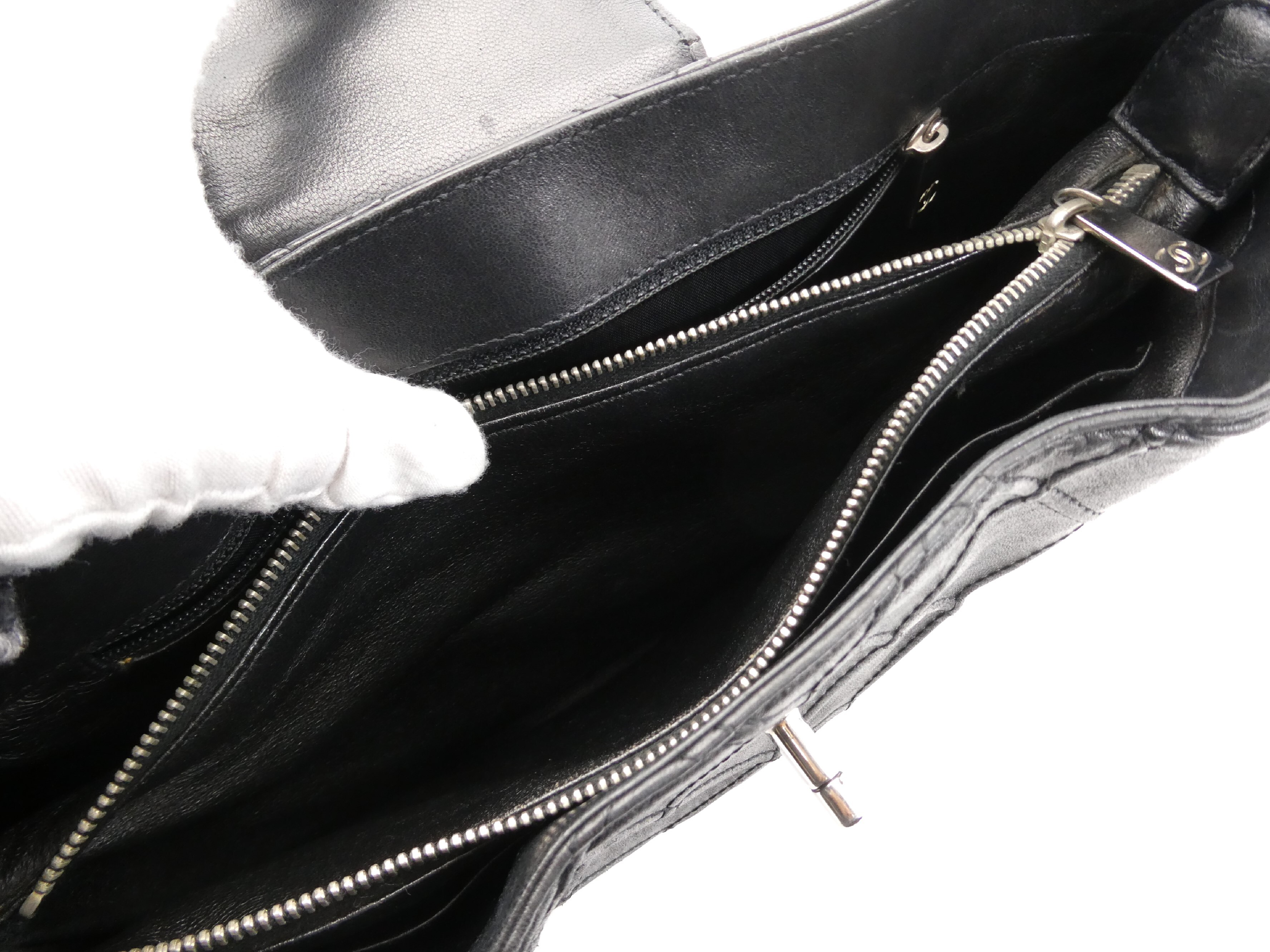 Bicolore Coco Mark Leather Shoulder Bag — view 10