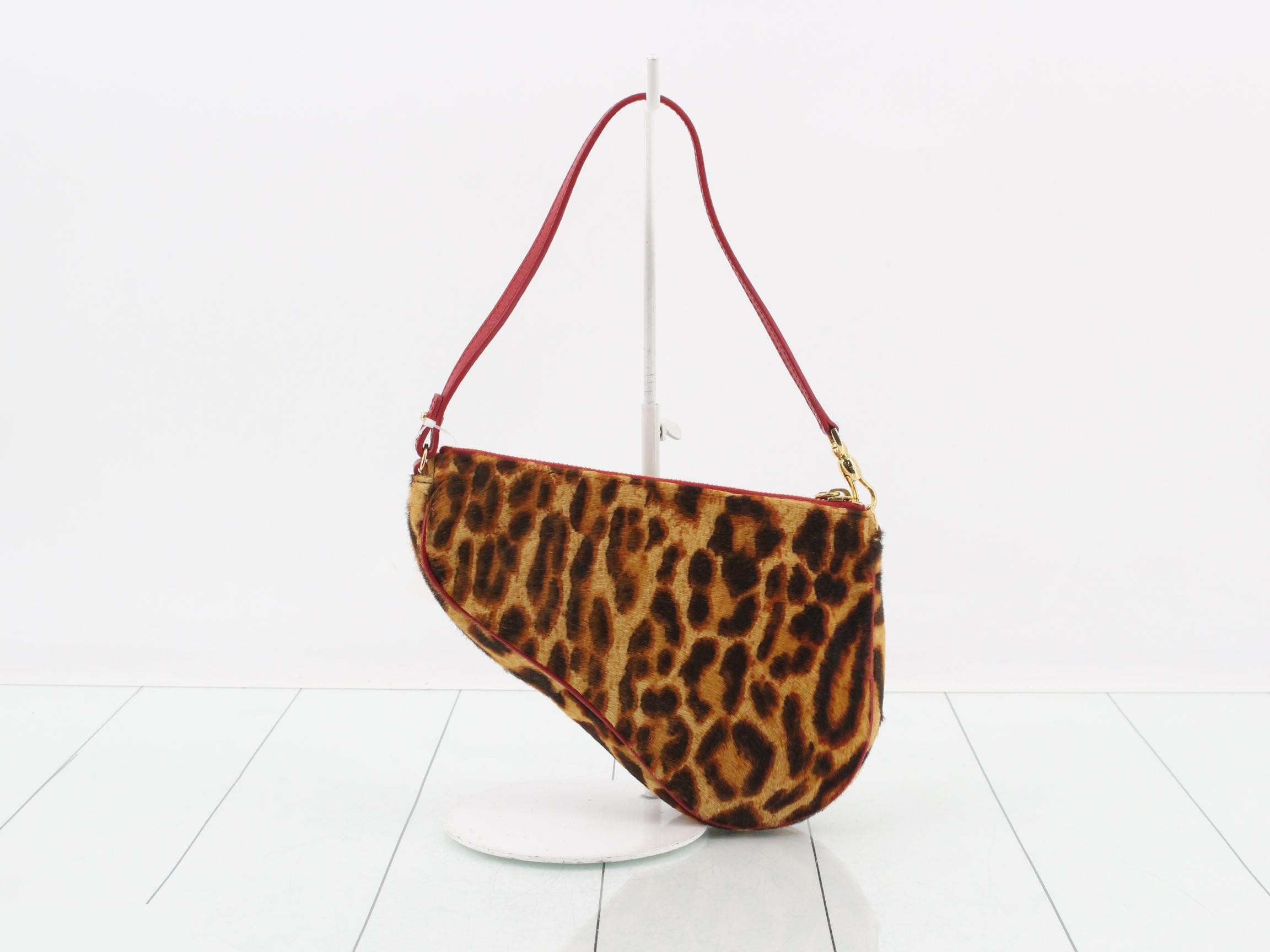 Other lines: Bags & Shoulder Bags - Saddle Bags - Leopard Print - Pony Hair Print — view 2