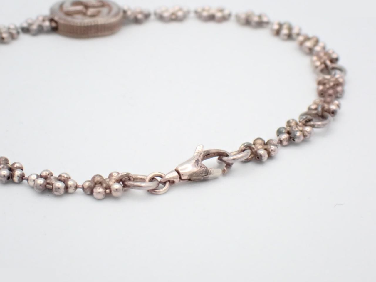 Interlocking G Silver Bracelet, 925 Sterling Silver, 6.7g — view 3