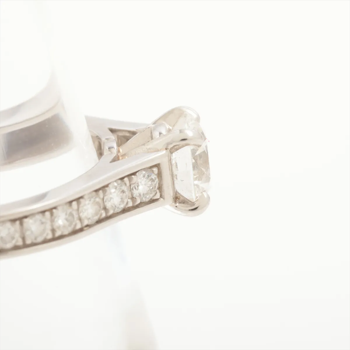 Solitaire 1895 Half Eternity Diamond Ring Pt950 4.4g 0.75 H VS1 3EX NONE 50 AGK788 Dent CRN4161650 — view 6